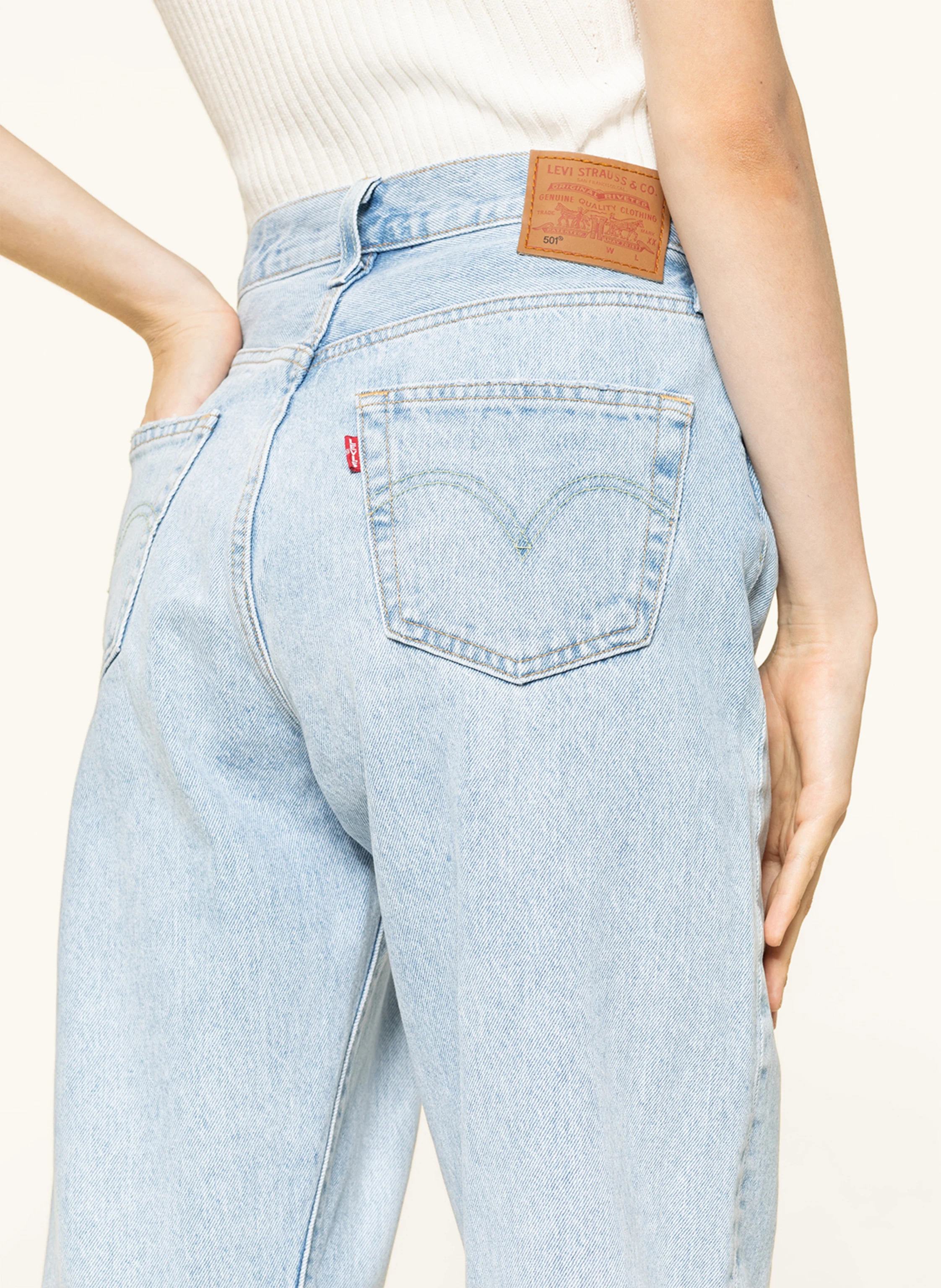 Levi's® Jeansy straight 90S 501 kolor 11 light indigo - worn in