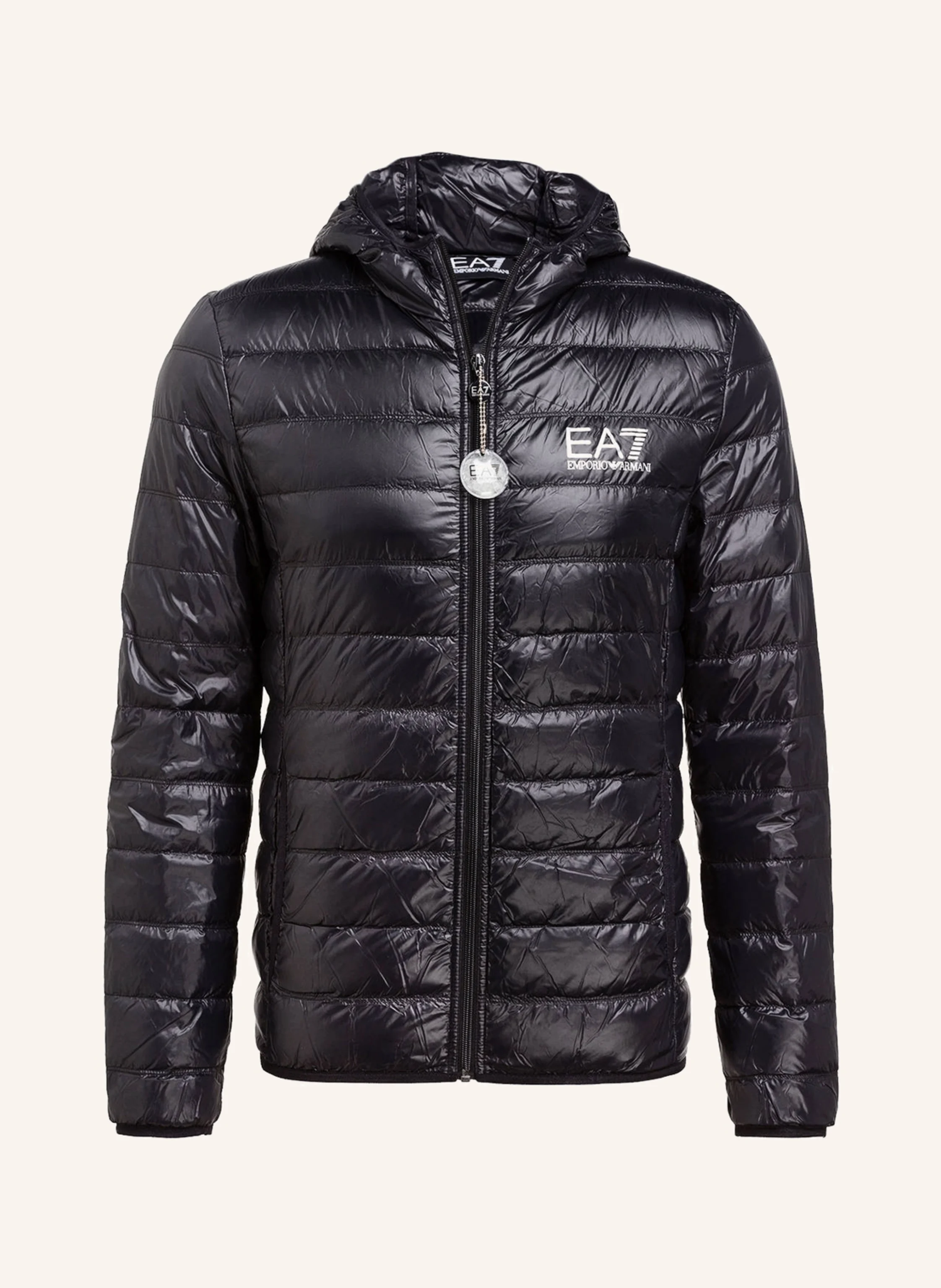 EA7 EMPORIO ARMANI Lightweight down jacket in black