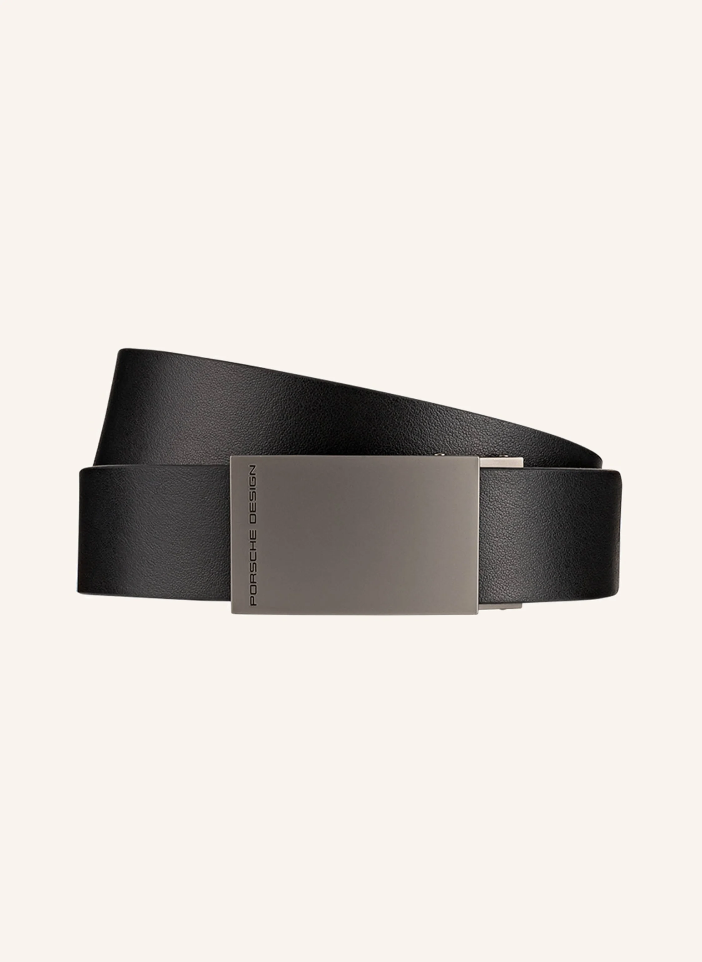 PORSCHE DESIGN Leather belt in black