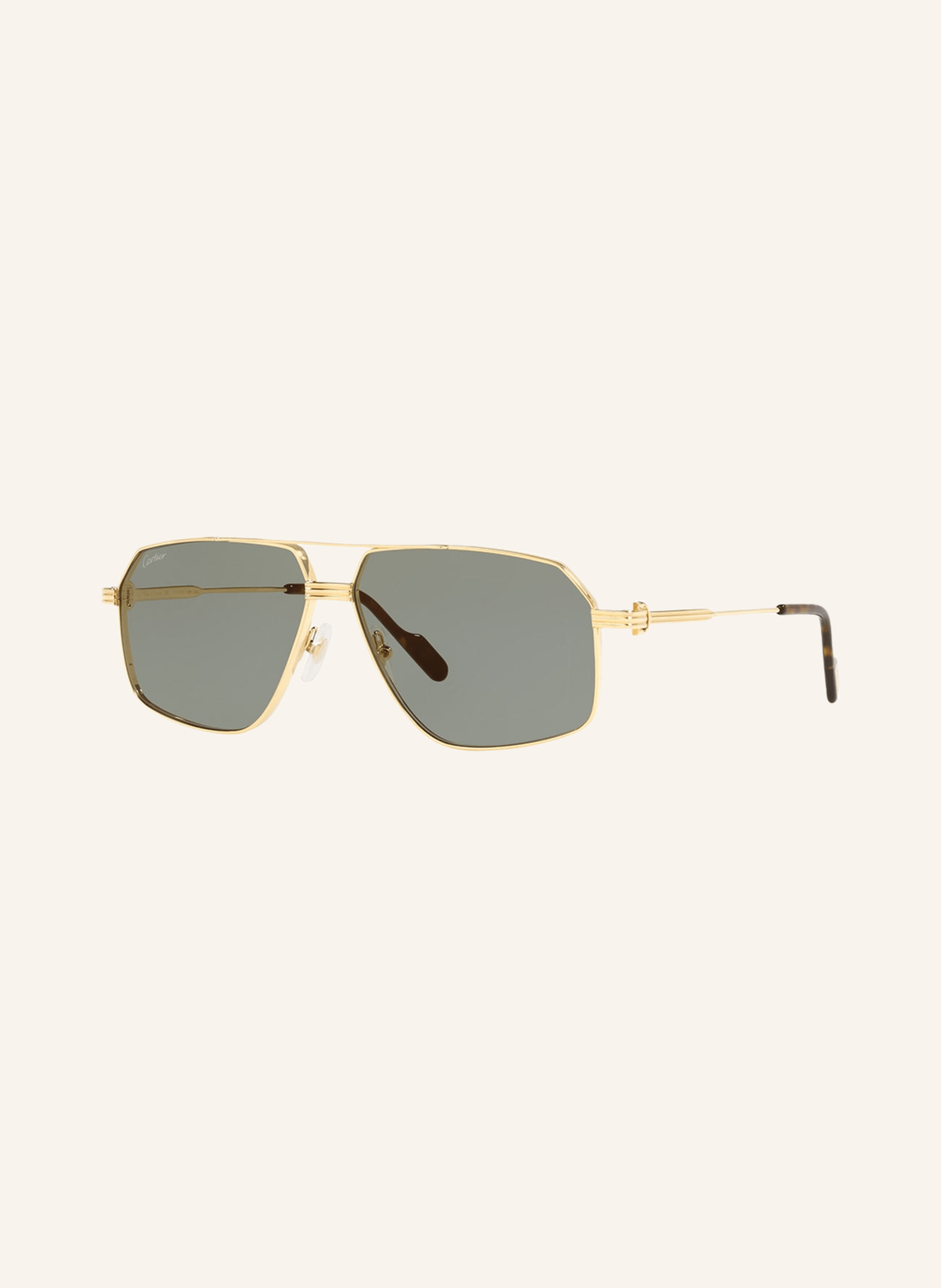 Cartier Solglasögon CT0270S: 2300J1 – GULD/GRÖNT