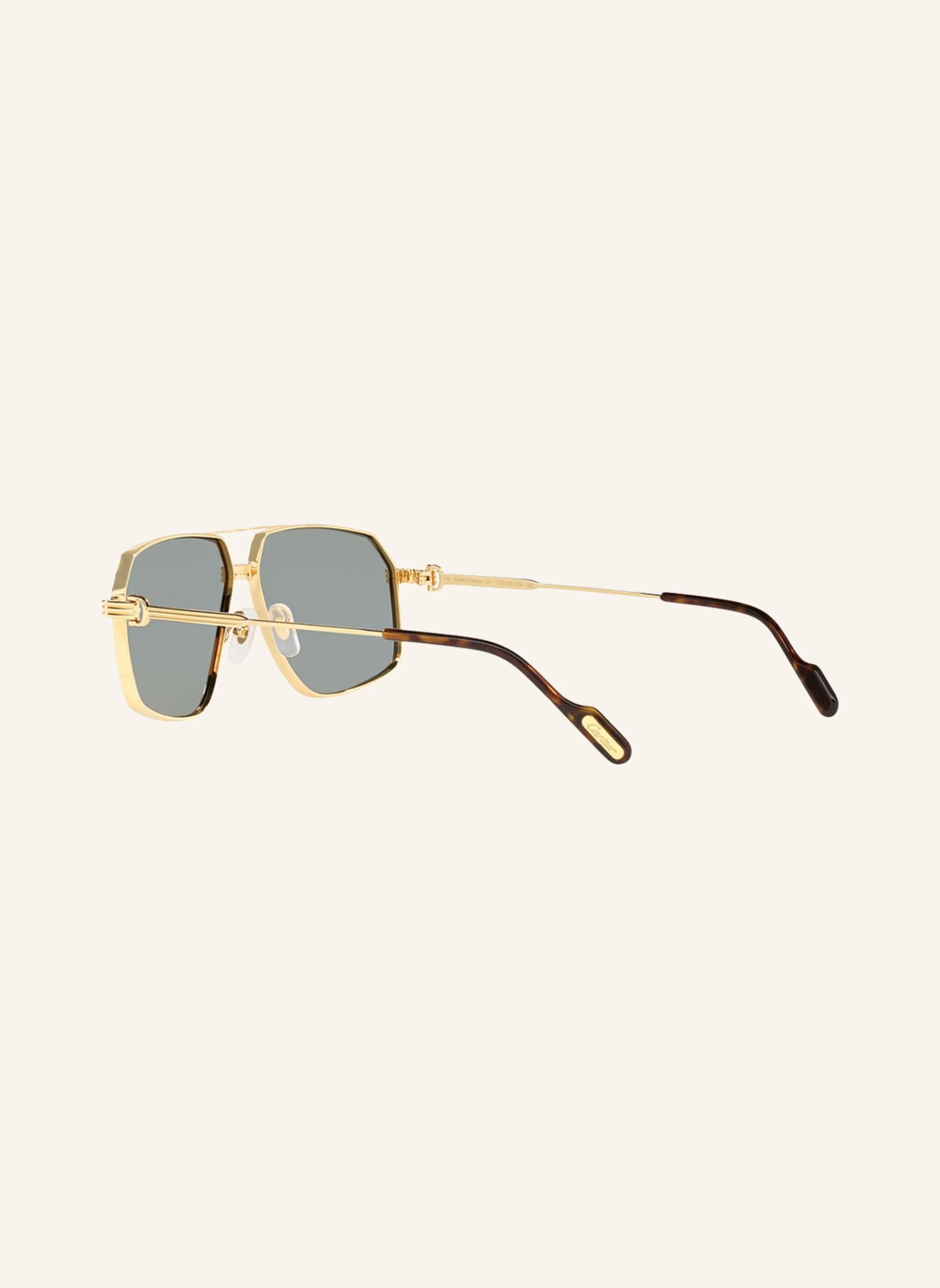 Cartier Solglasögon CT0270S: 2300J1 – GULD/GRÖNT