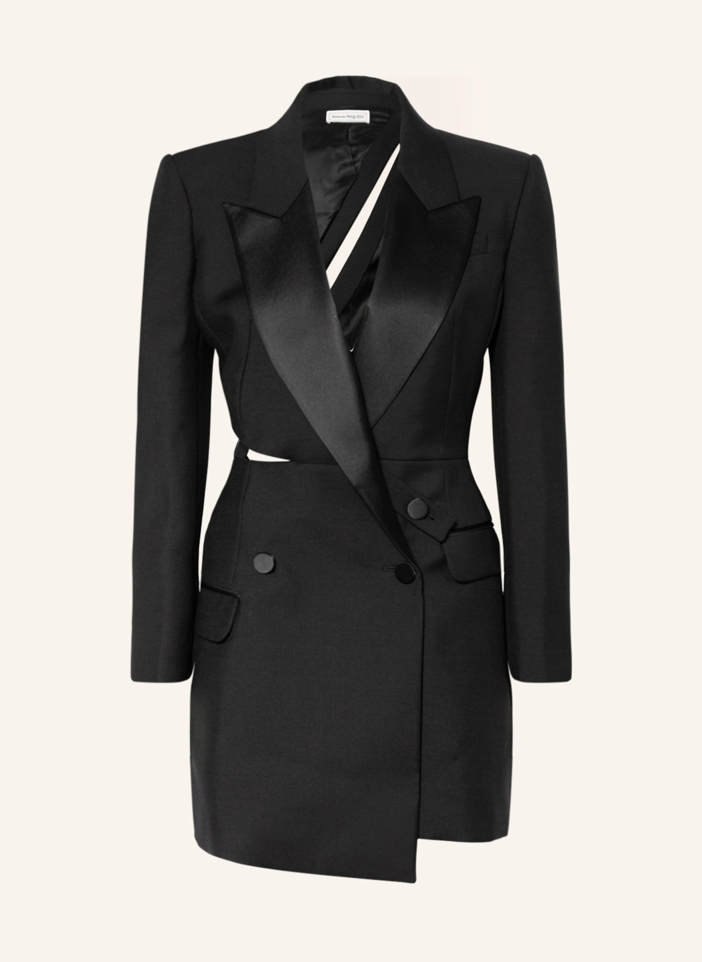 McQUEEN Blazer dress in black