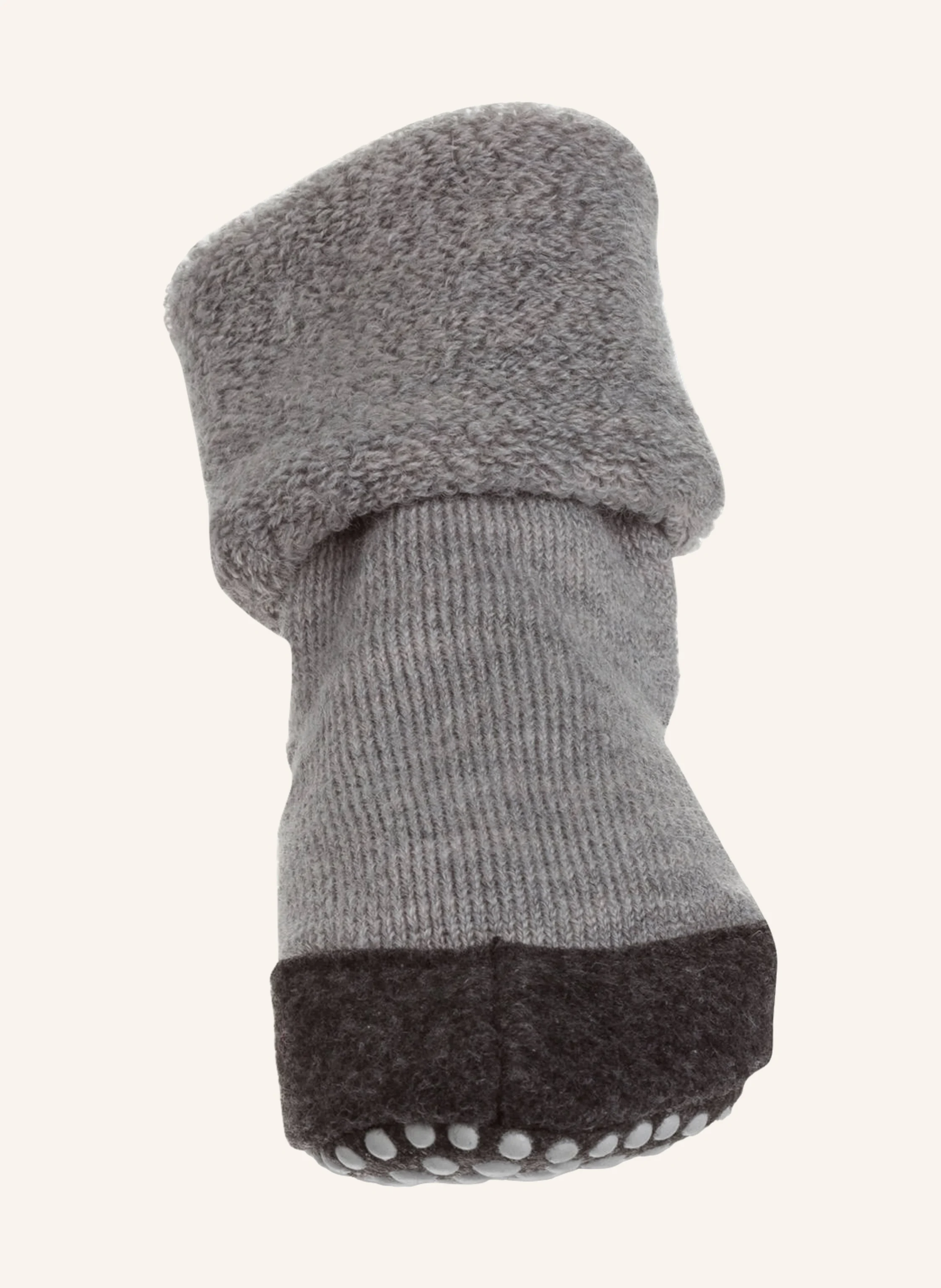 FALKE Cosyshoe Enfant – Chaussettes-Chaussons Chaudes En Laine Mérinos Avec Picots Antidérapants, Ultra Confortables