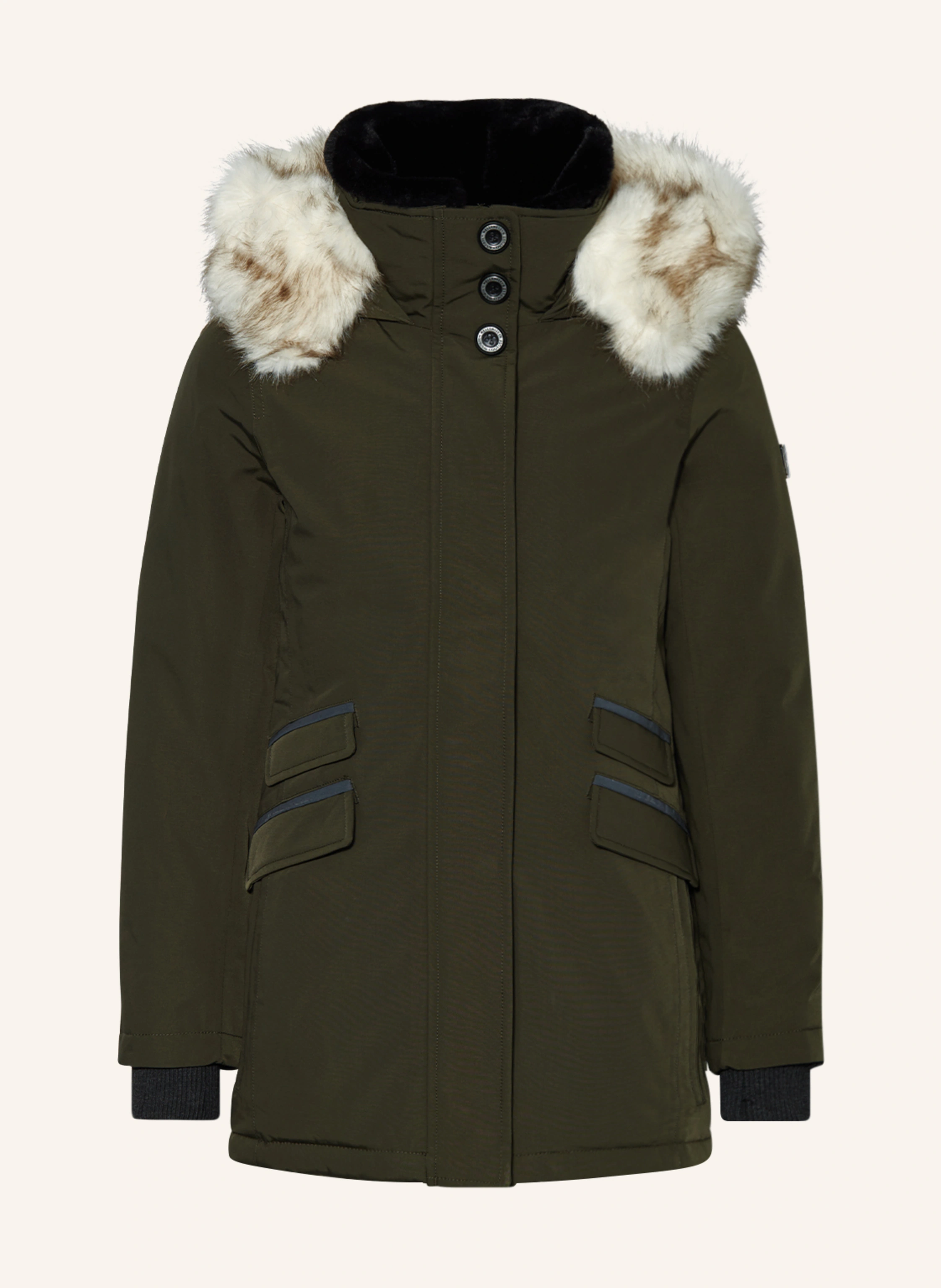 WELLENSTEYN Parka ENTERPRISE mit Kunstpelzbesatz und DUPONT