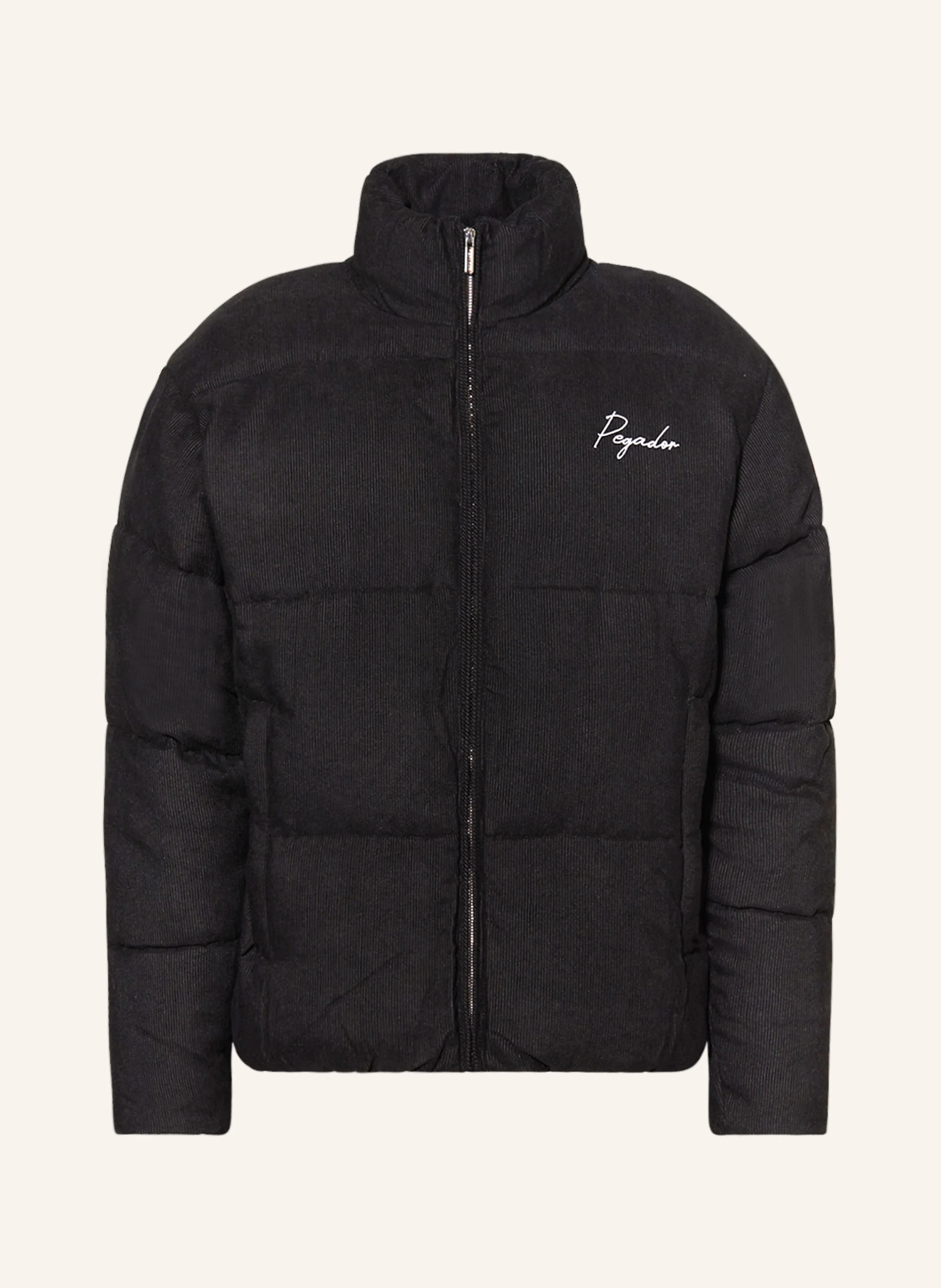 PEGADOR Steppjacke SUNDRE aus Cord in schwarz