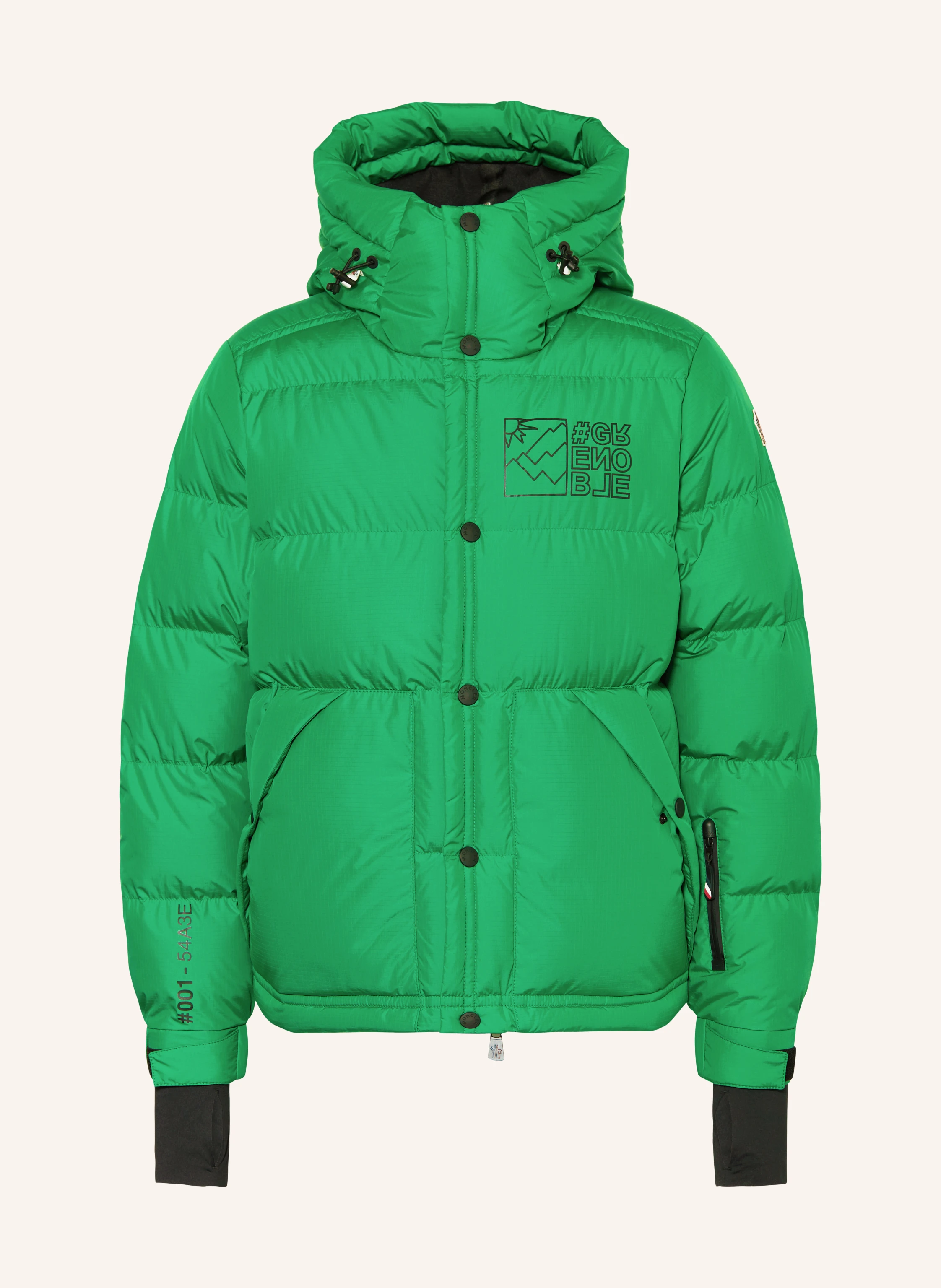MONCLER GRENOBLE Down ski jacket CRISTAUX in green