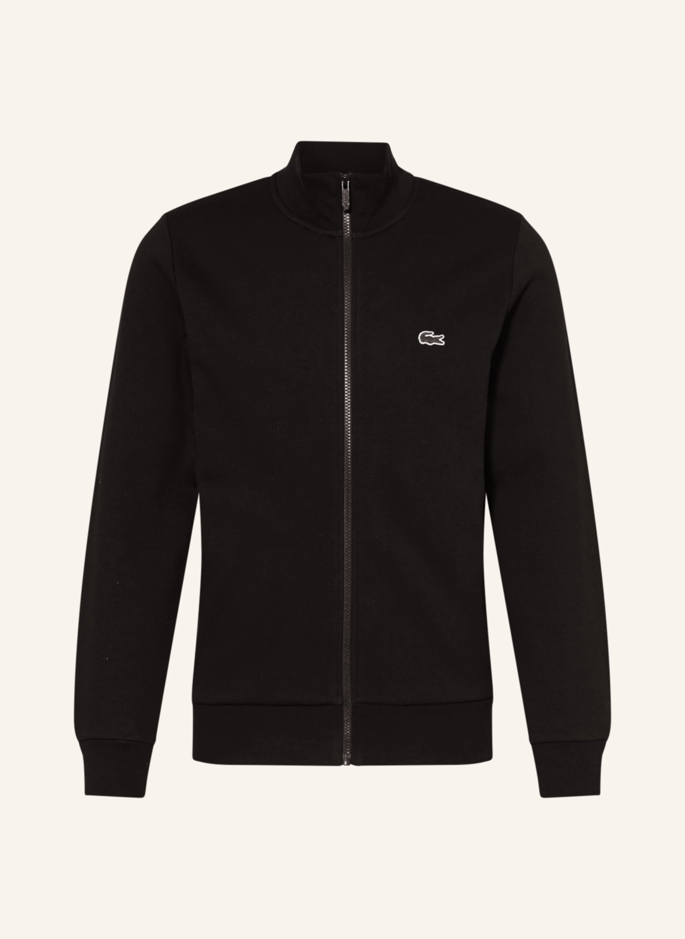 Lacoste Trainingsjacke Lacoste Sweatjacke Schwarz Lacoste Monogram