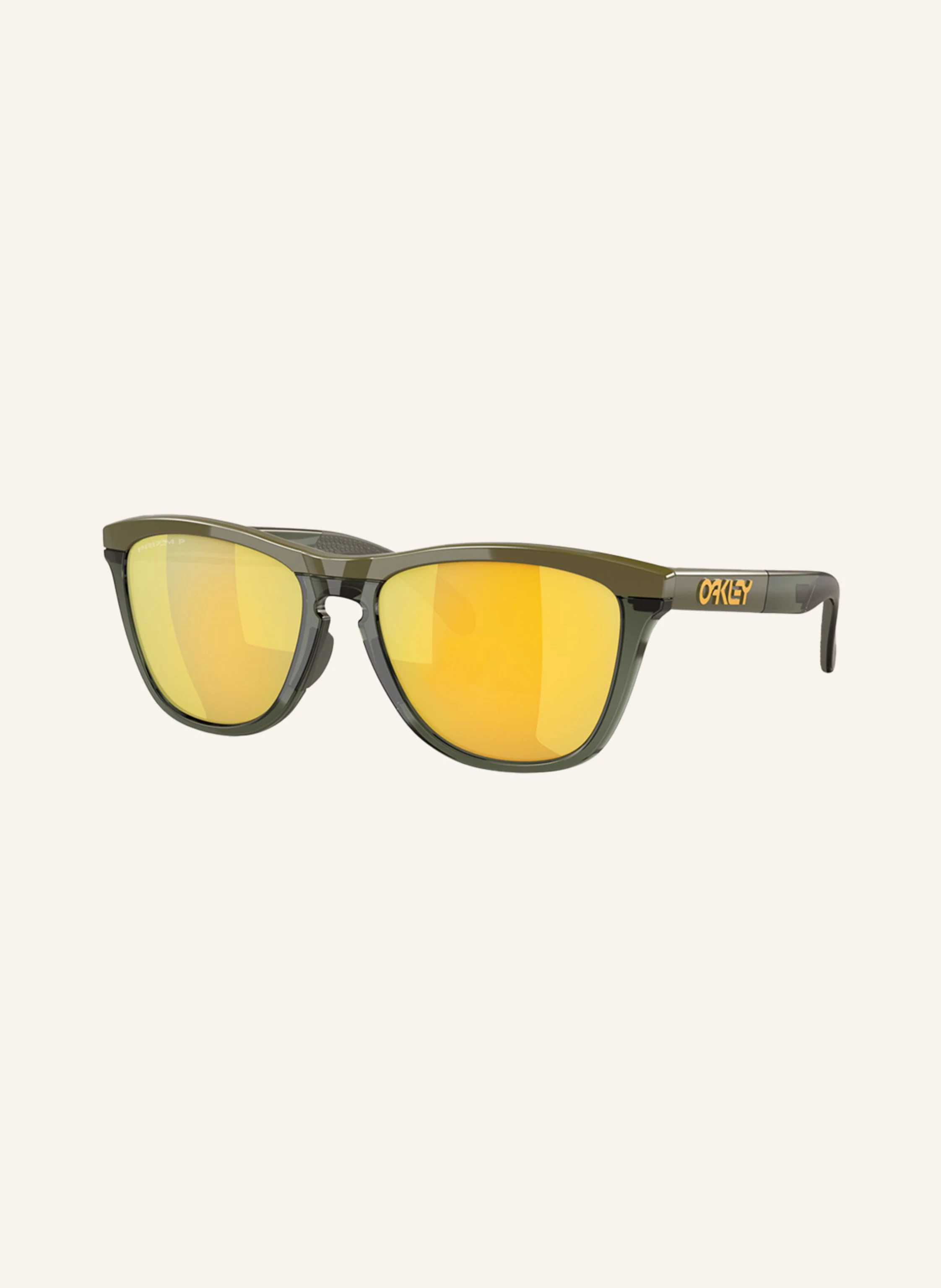 OAKLEY Sunglasses OO9284 FROGSKINS: 928408 - KHAKI/ RED POLARIZED