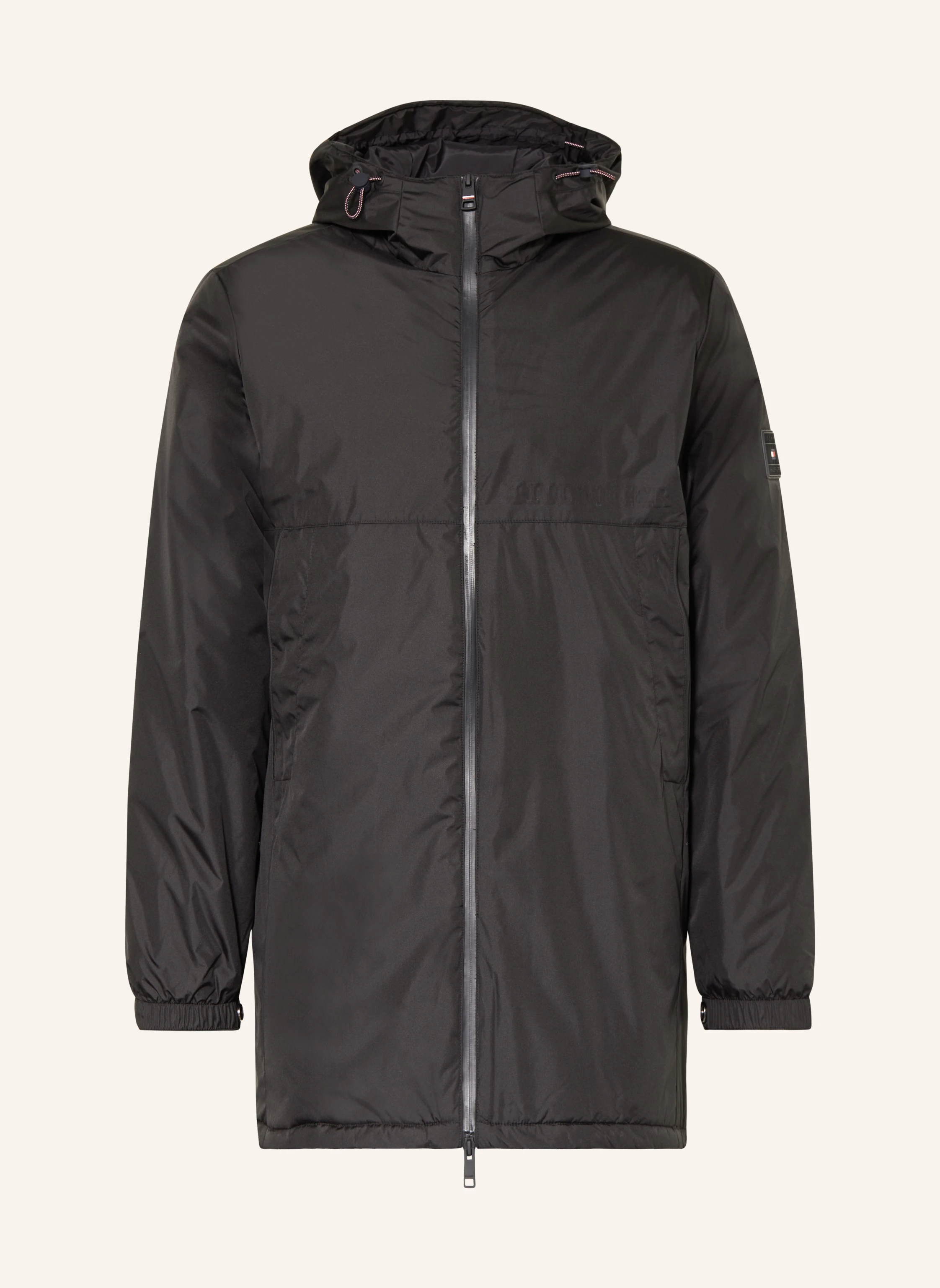 TOMMY HILFIGER Parkas PORTLAND: SVART