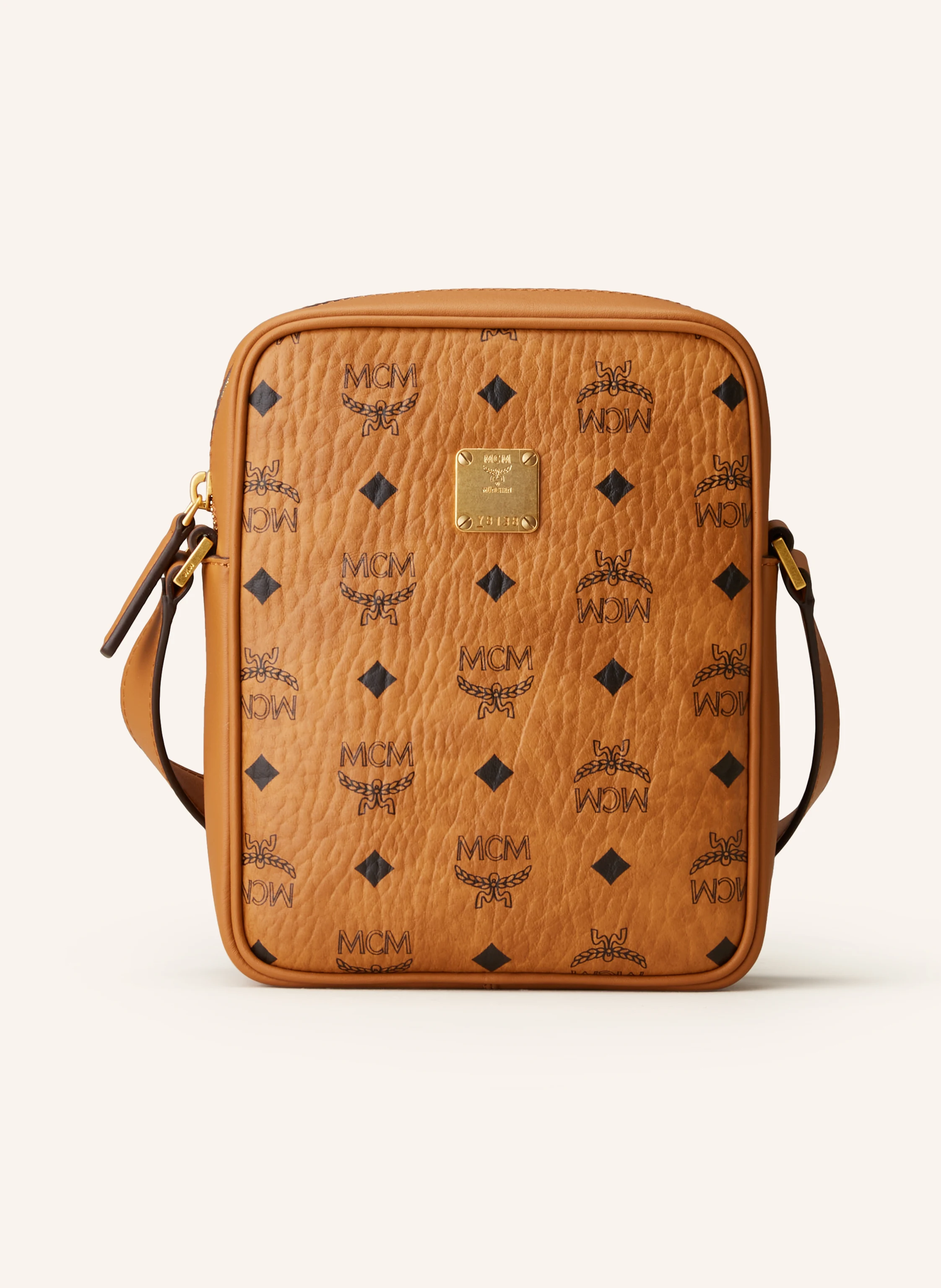 MCM Crossbody bag in cognac/ black