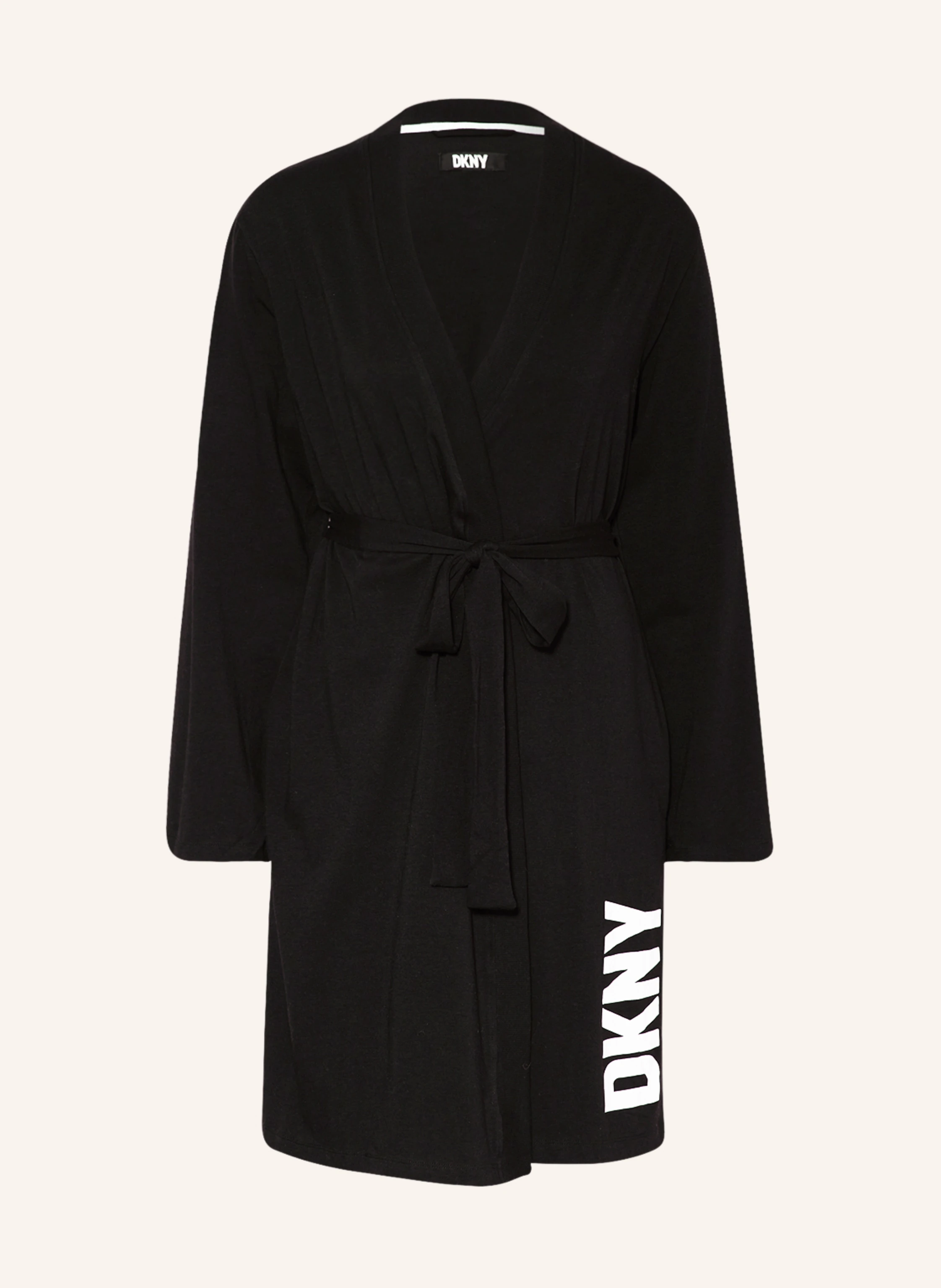 DKNY Women's dressing gown MUST HAVE BASICS in black