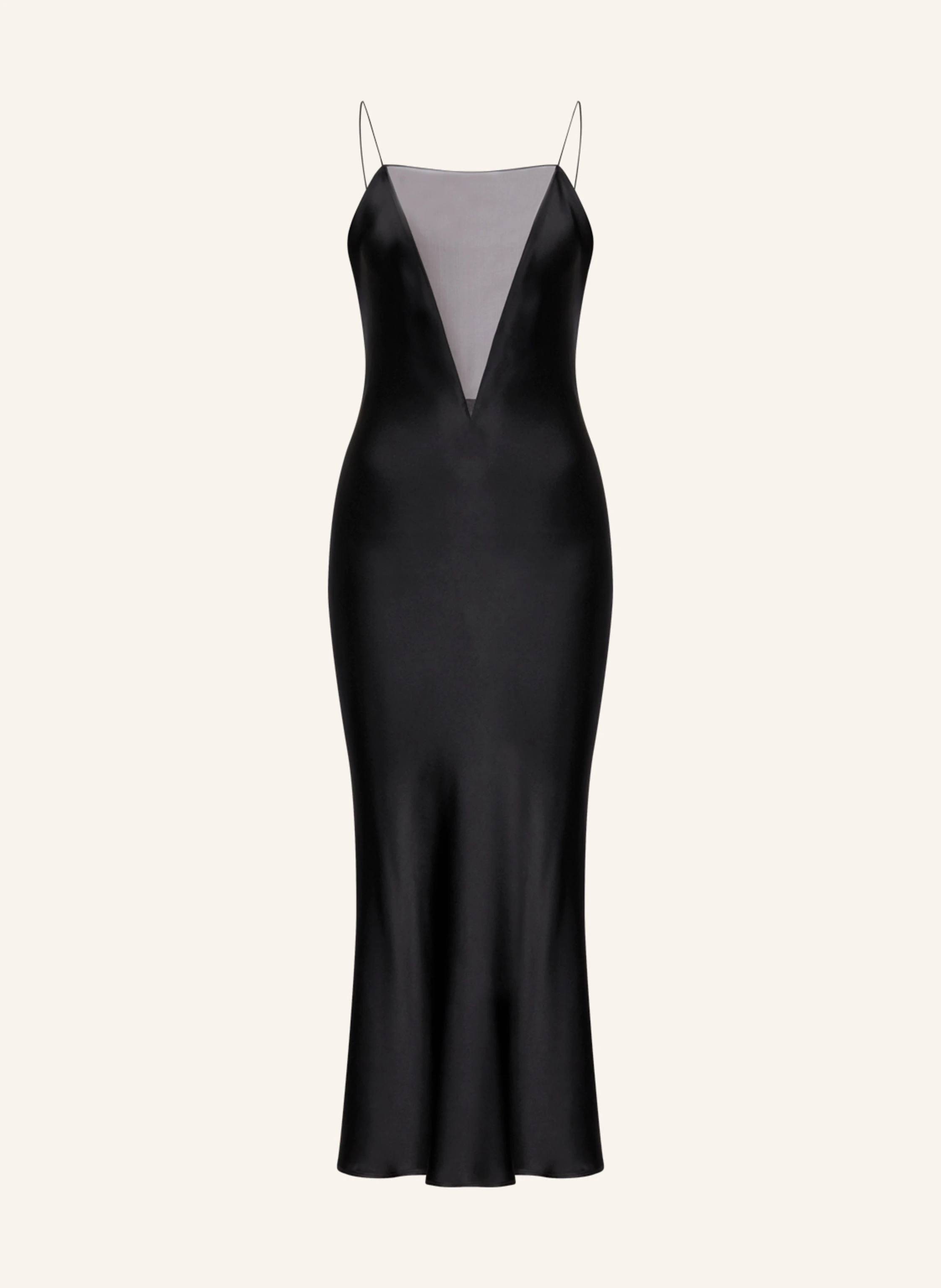 ワンピース STELLA MCCARTNEY BLACK SATIN LONG DRESS STELLA MCCARTNEY Draped satin maxi dress | NET-A-PORTER