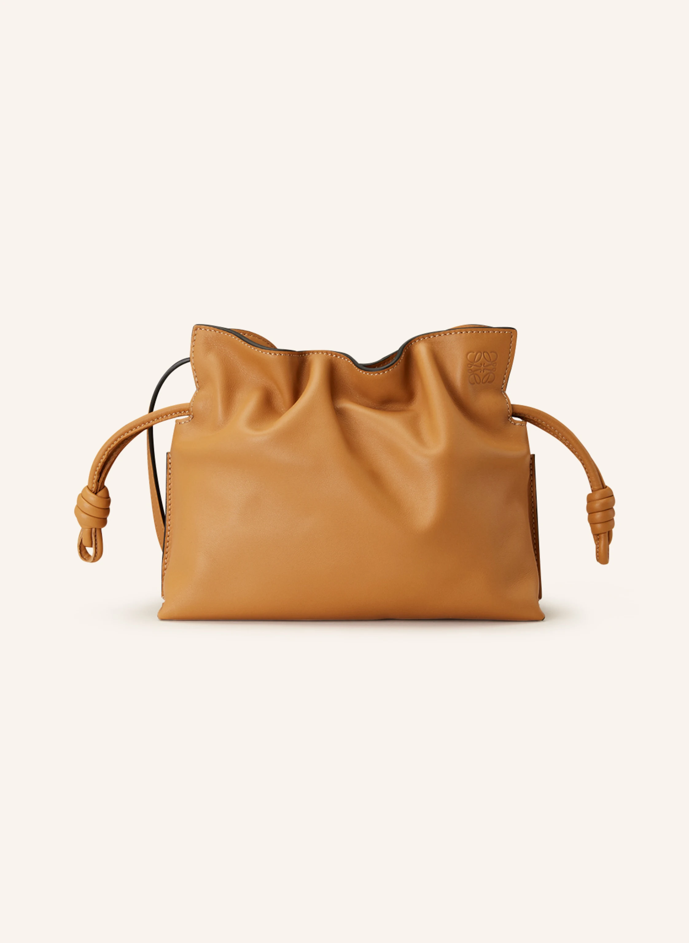 LOEWE Pouch bag FLAMENCO MINI in cognac