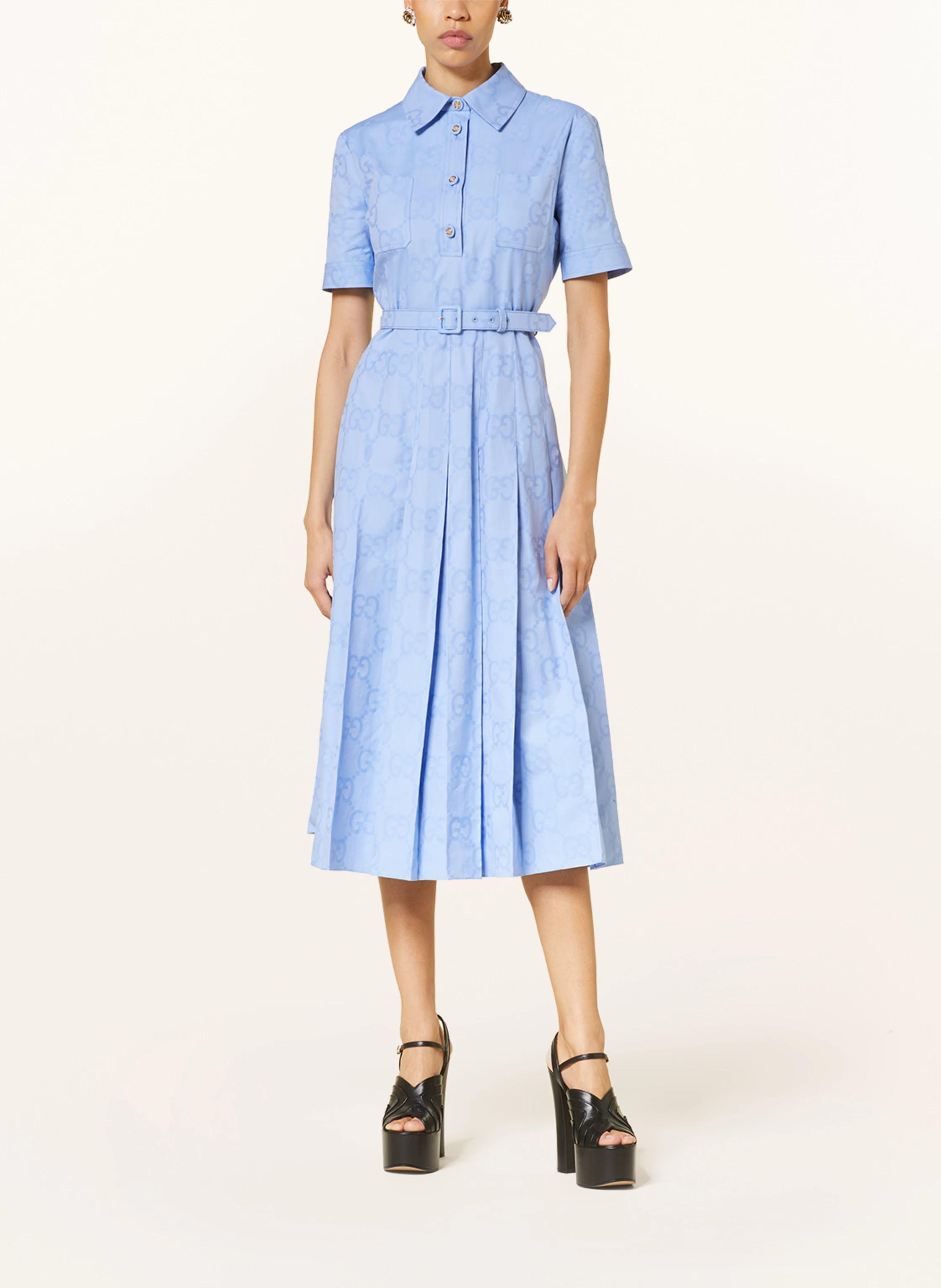 sachin and babi light blue dress Dokotoo Womens Tops 2025 Fall Casual Dress For Women – Long Sleeve  Button-Down Mini Dress, Empire Waist, A-Line Style Fall Dresses Amazon main image 0