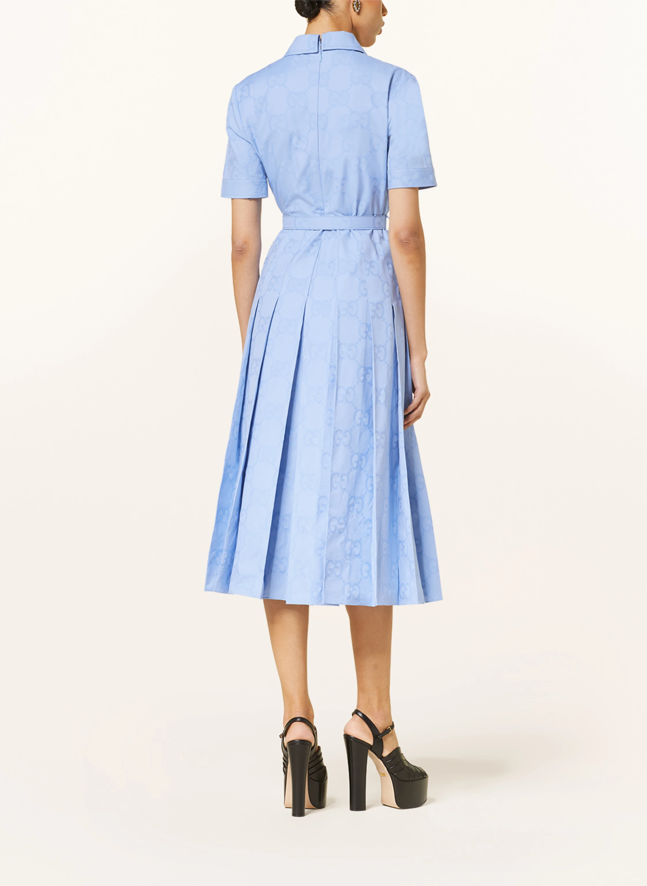 princess polly baby blue dress Gold and Blue Dress Gowns main image 1