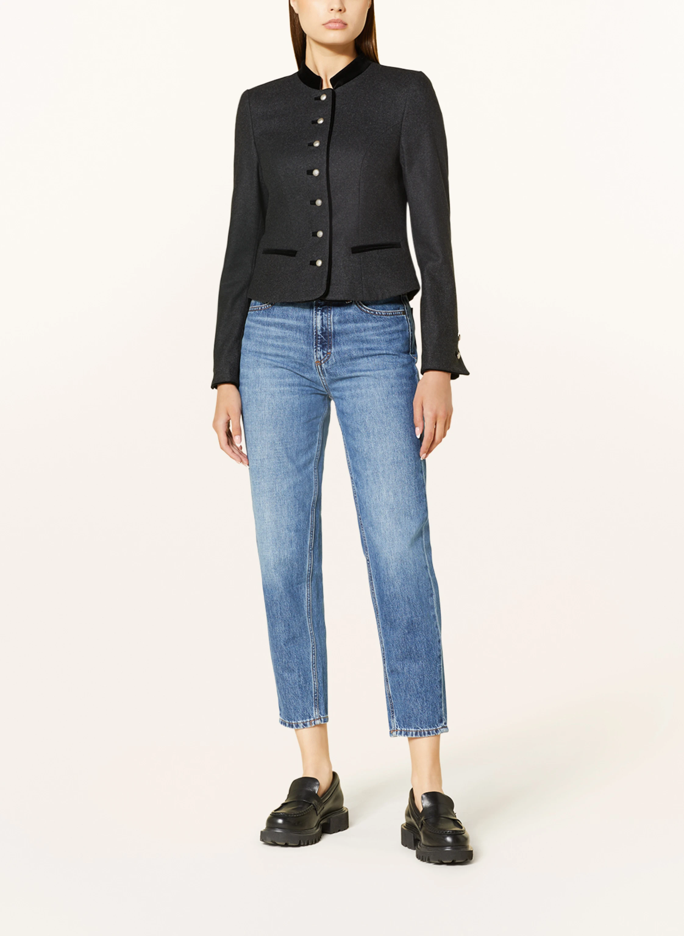 Hammerschmid Janker EBBS in dunkelgrau/ schwarz