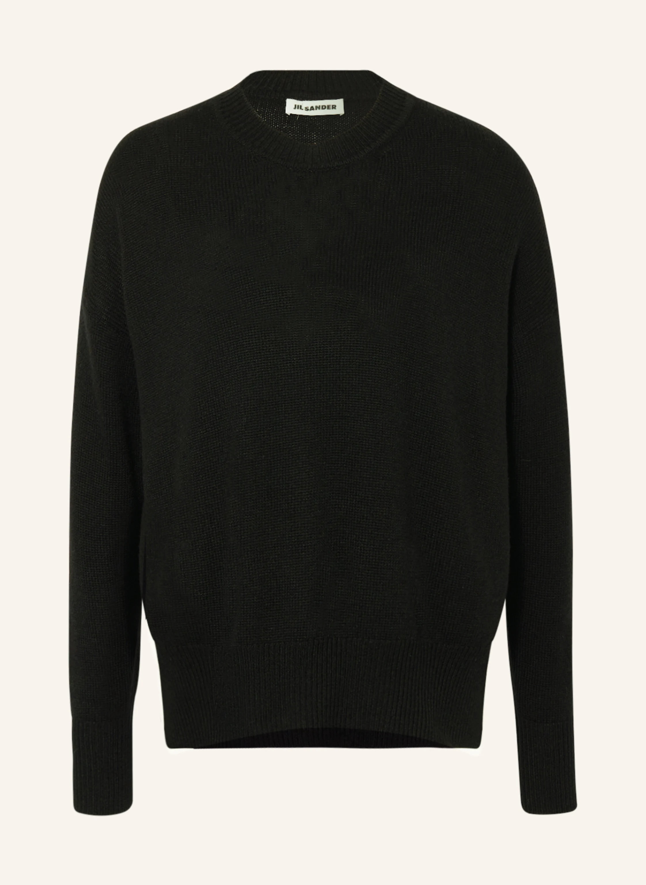 【送料&関税込】Jil Sander Black Cashmere Sweater JIL SANDER Cashmere sweater in black
