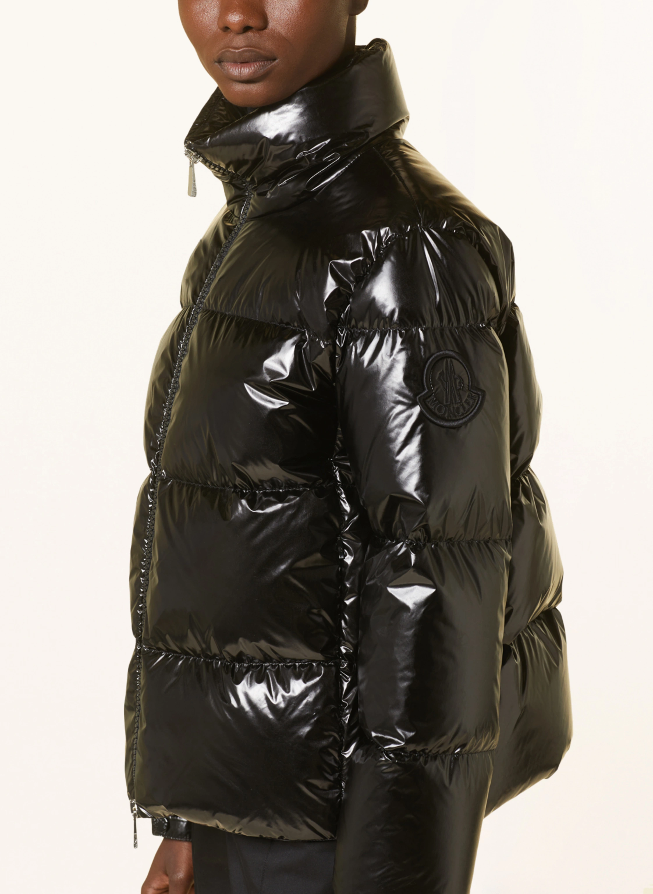 MONCLER Down jacket MEUSE in black