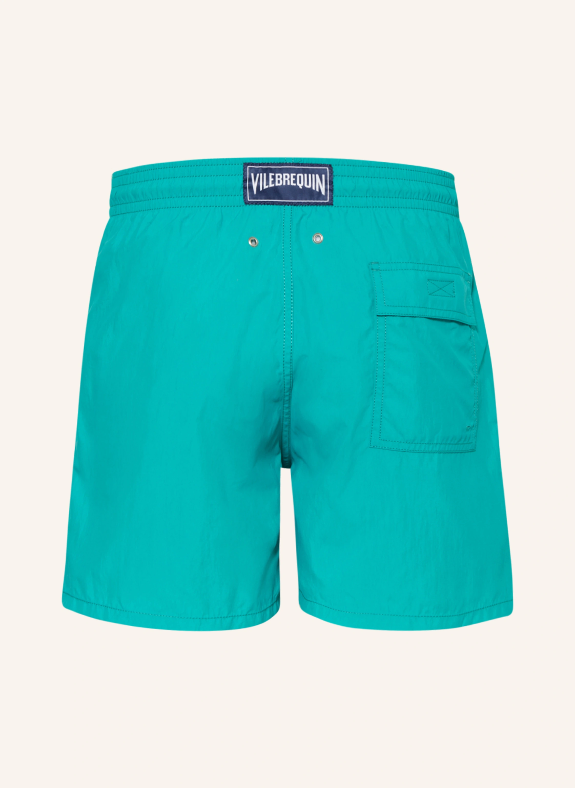 VILEBREQUIN Swim shorts MOOREA with water-activated print in mint