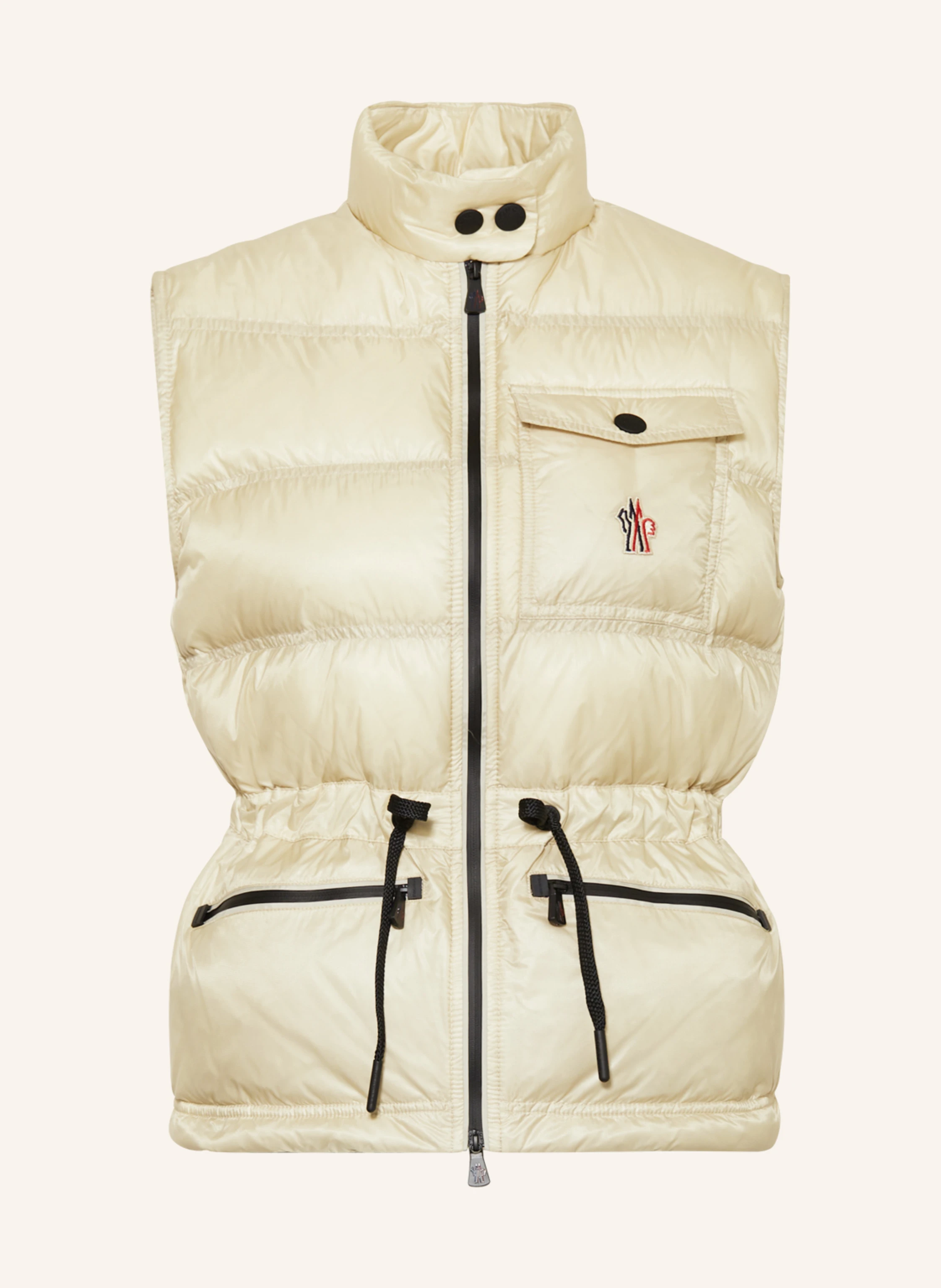 MONCLER GRENOBLE Down vest DAY NAMIC in cream