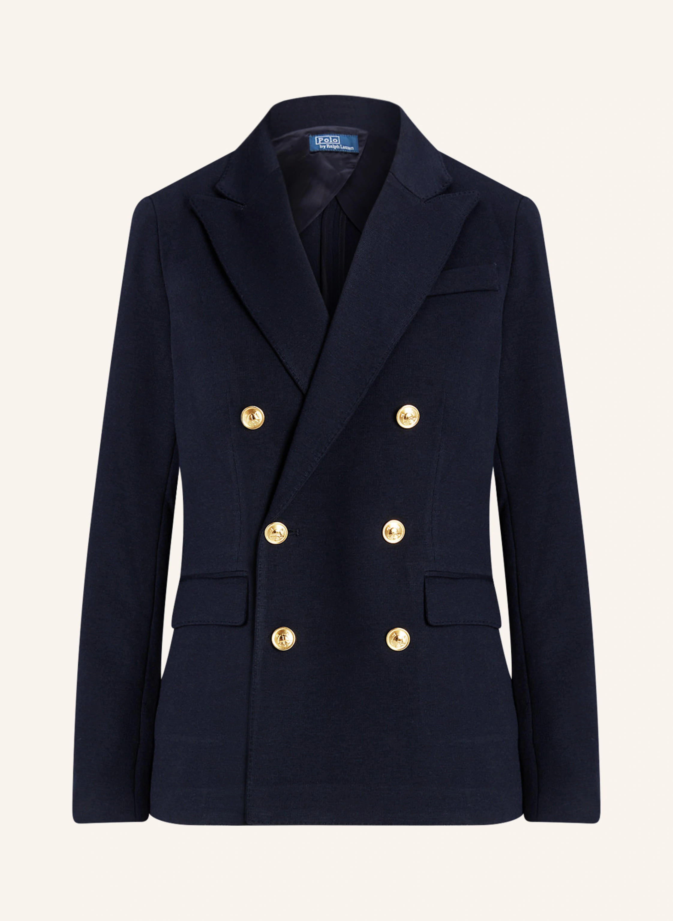 POLO RALPH LAUREN Knit blazer in dark blue