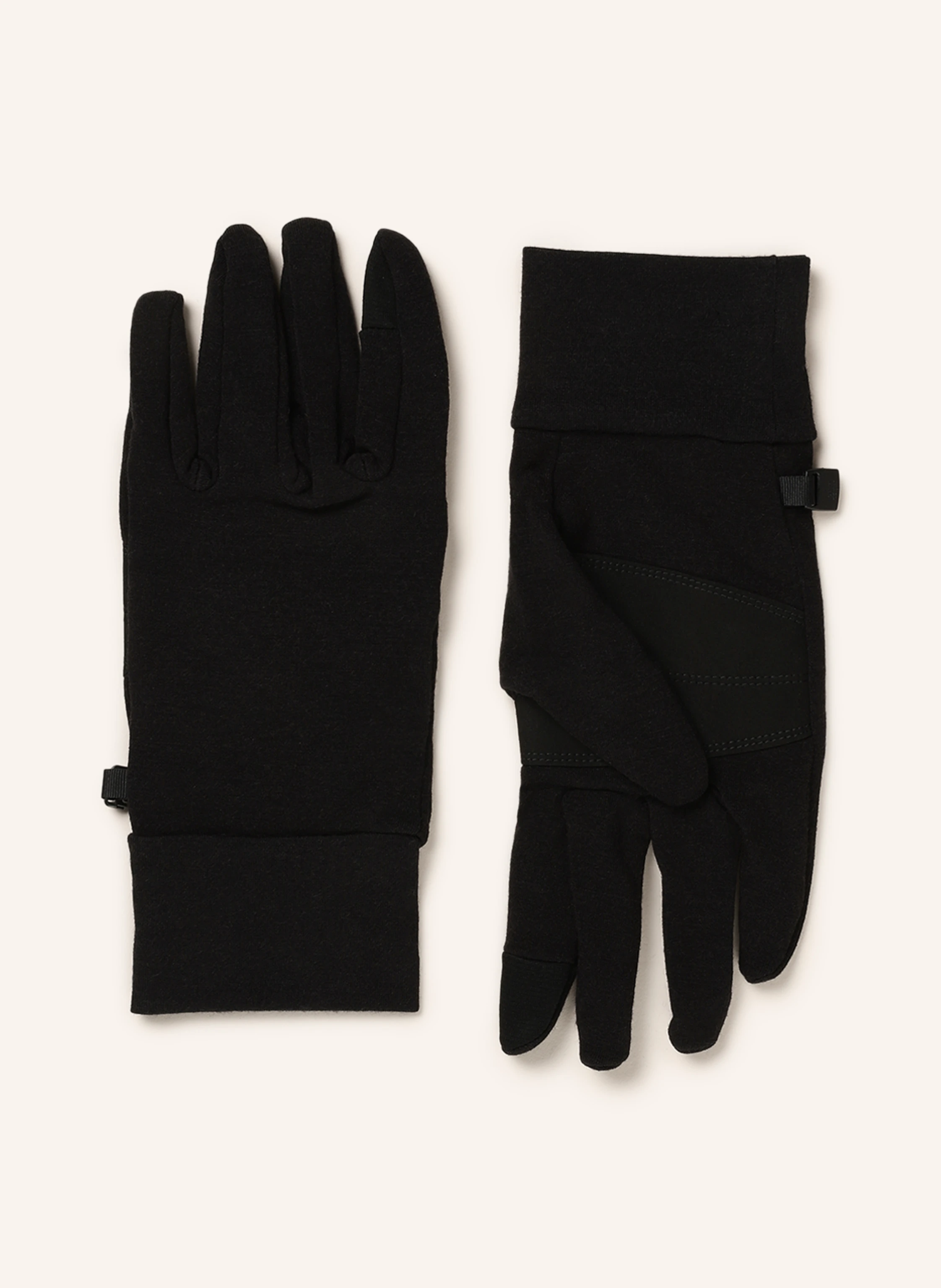 icebreaker Handschuhe SIERRA aus Merinowolle in schwarz