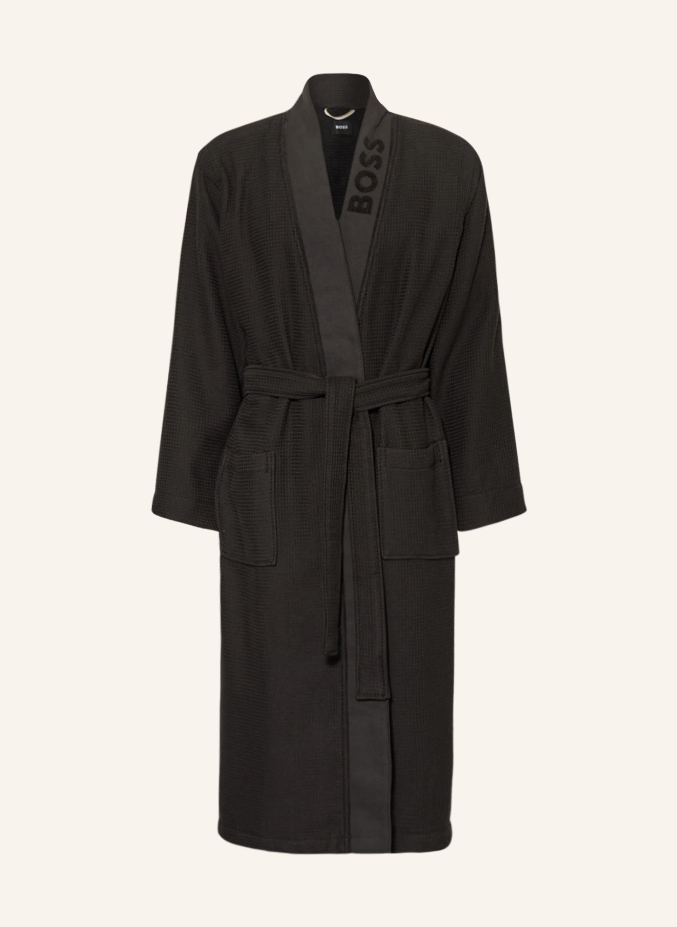 BOSS Peignoir pour homme en noir