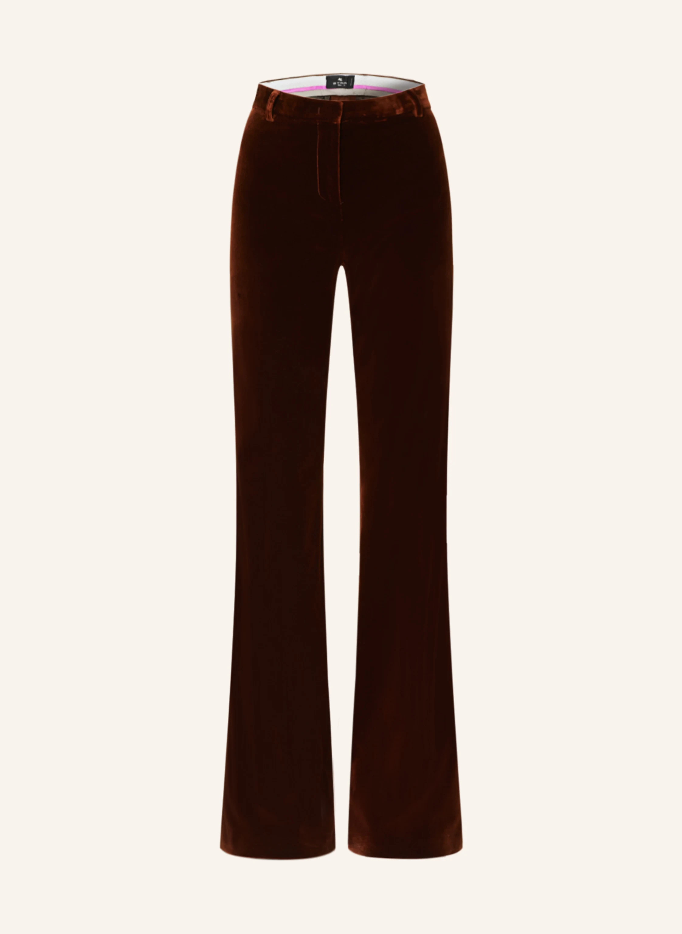 パンツ ETRO VELVET PANTS ETRO Velvet pants in brown