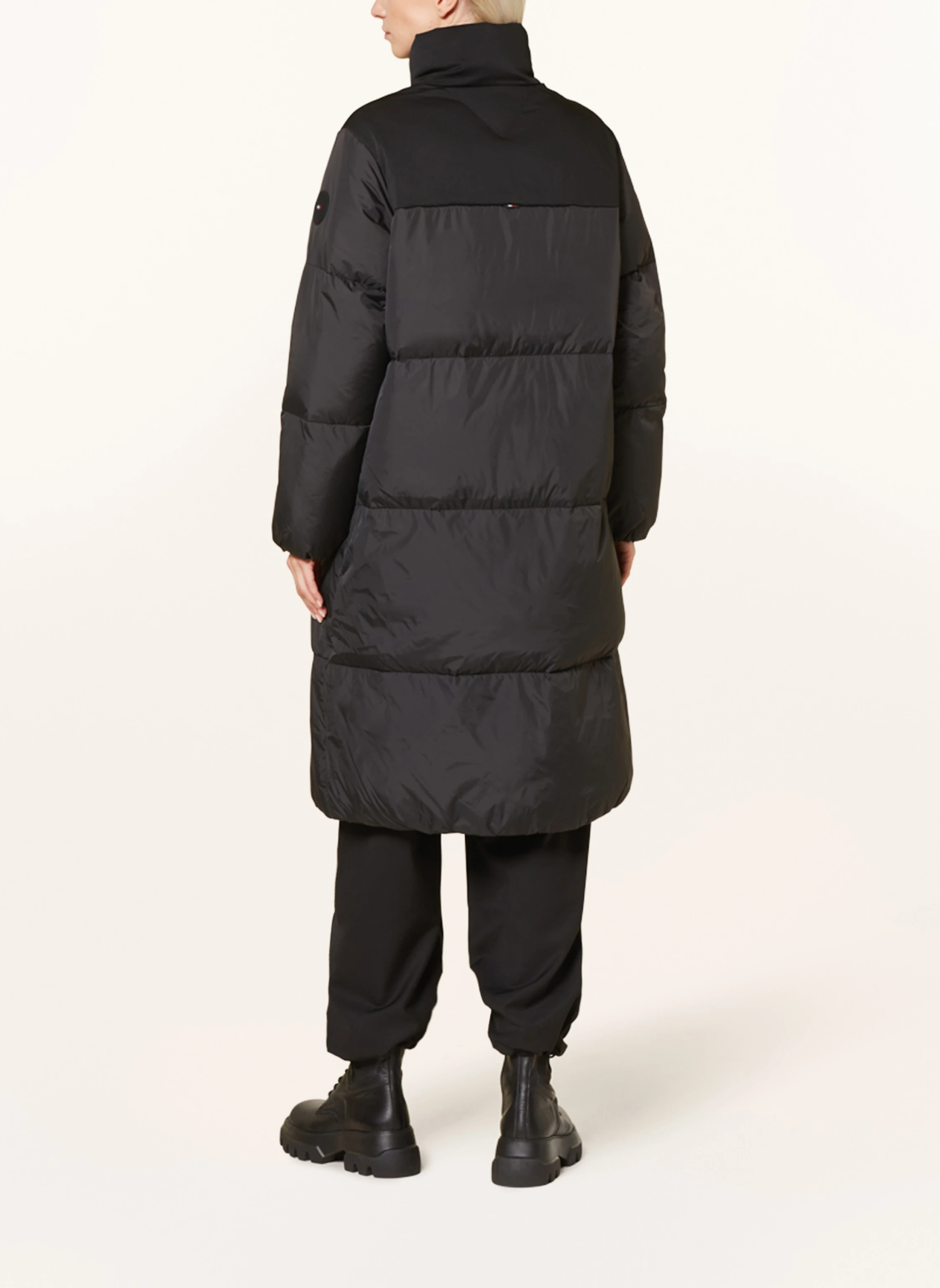 steppmantel tommy hilfiger mantel mit kapuze