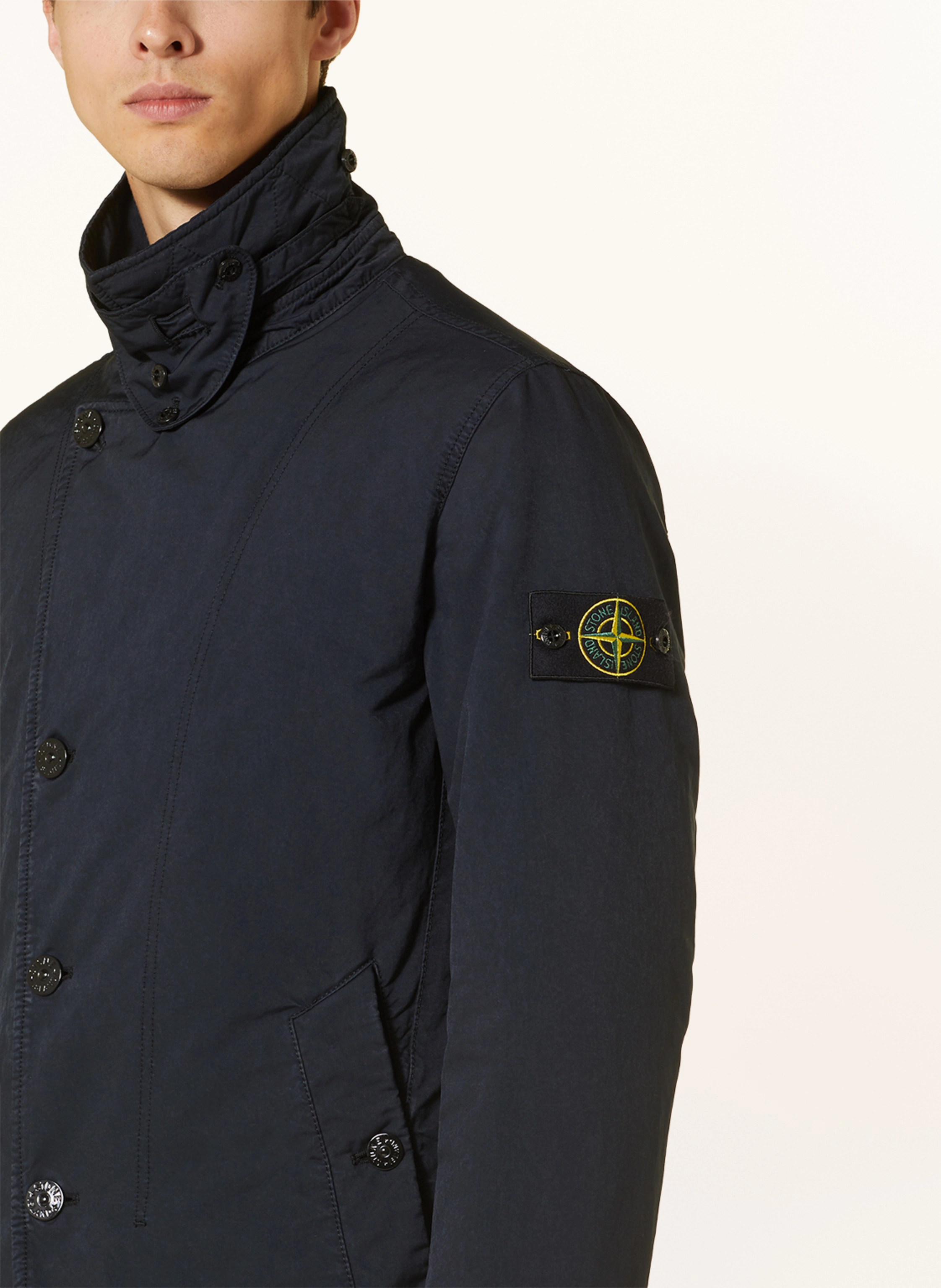 STONE ISLAND Coat DAVID-TC with Primaloft® insulation in dark blue