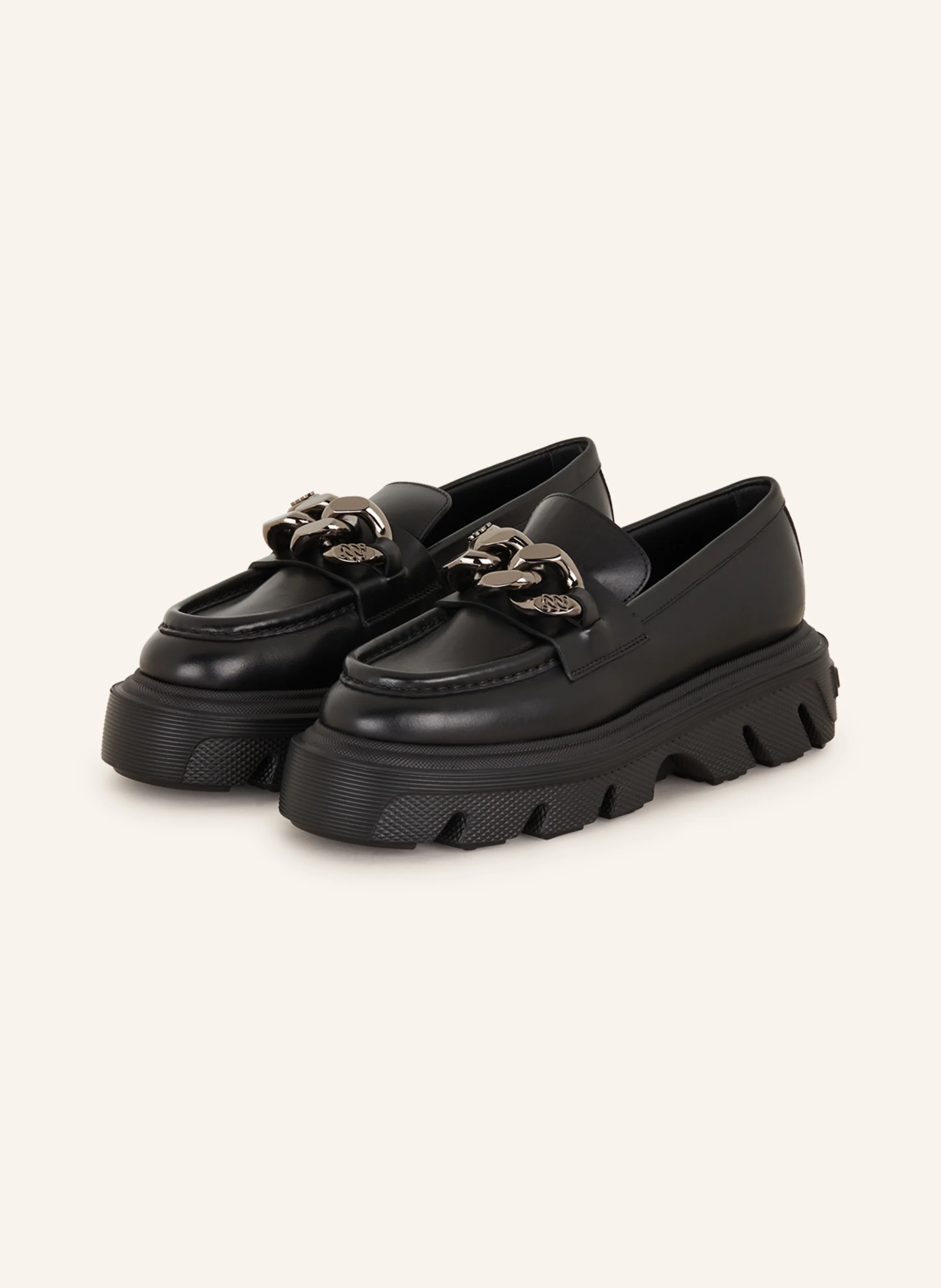CASADEI Platform loafers GENERATION C in black