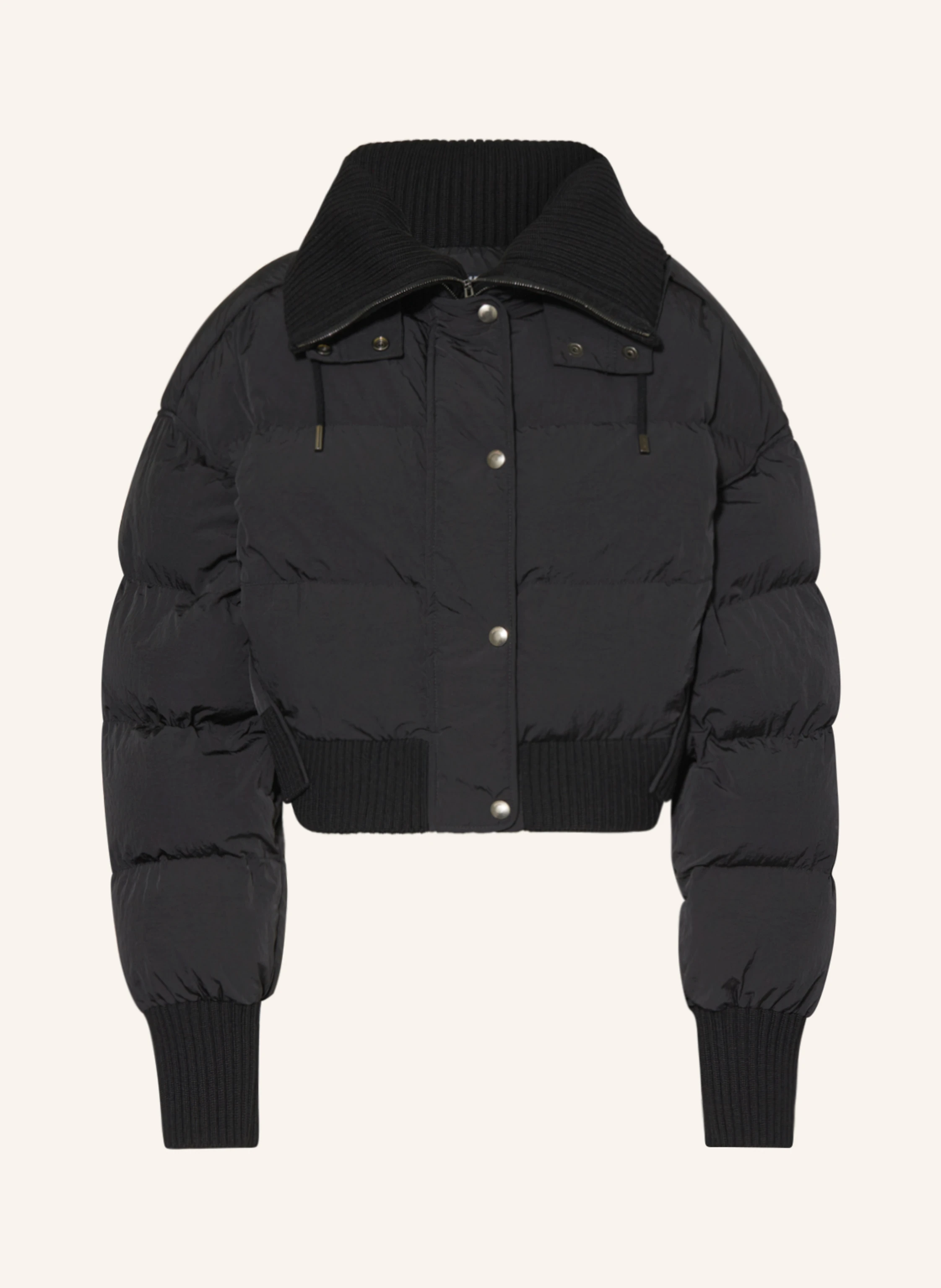 JACQEMUS La Doudoune Caraco ジャケット 34 黒色 JACQUEMUS La Doudoune Caraco Puffer Crop Jacket Jacquemus