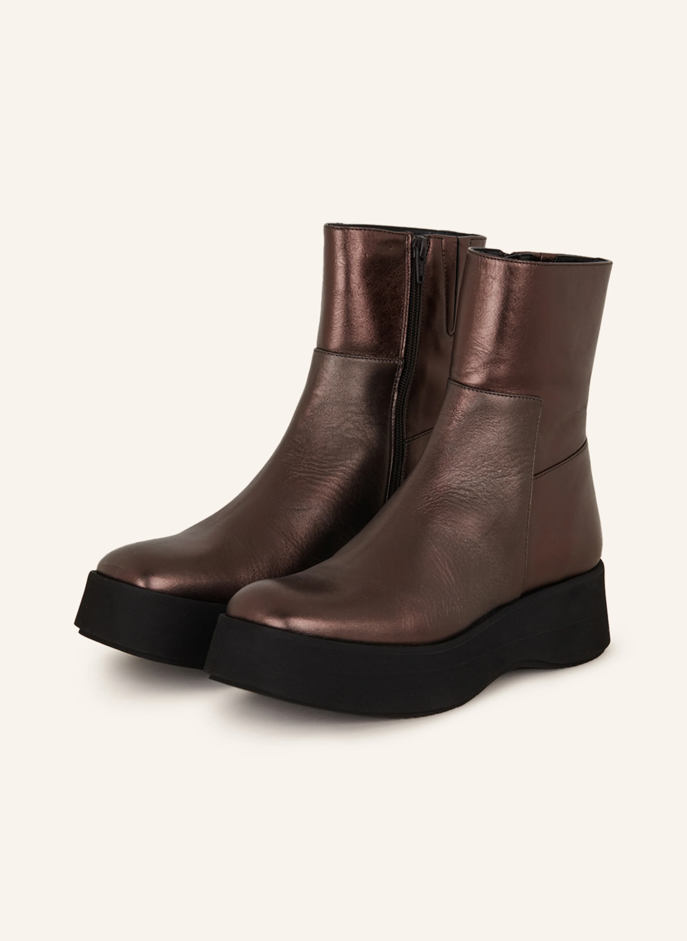 Next Level Platform Boots Paloma Barcelo | Mercari Paloma Barcelo Chocolate Brown Platform Boots display picture 1