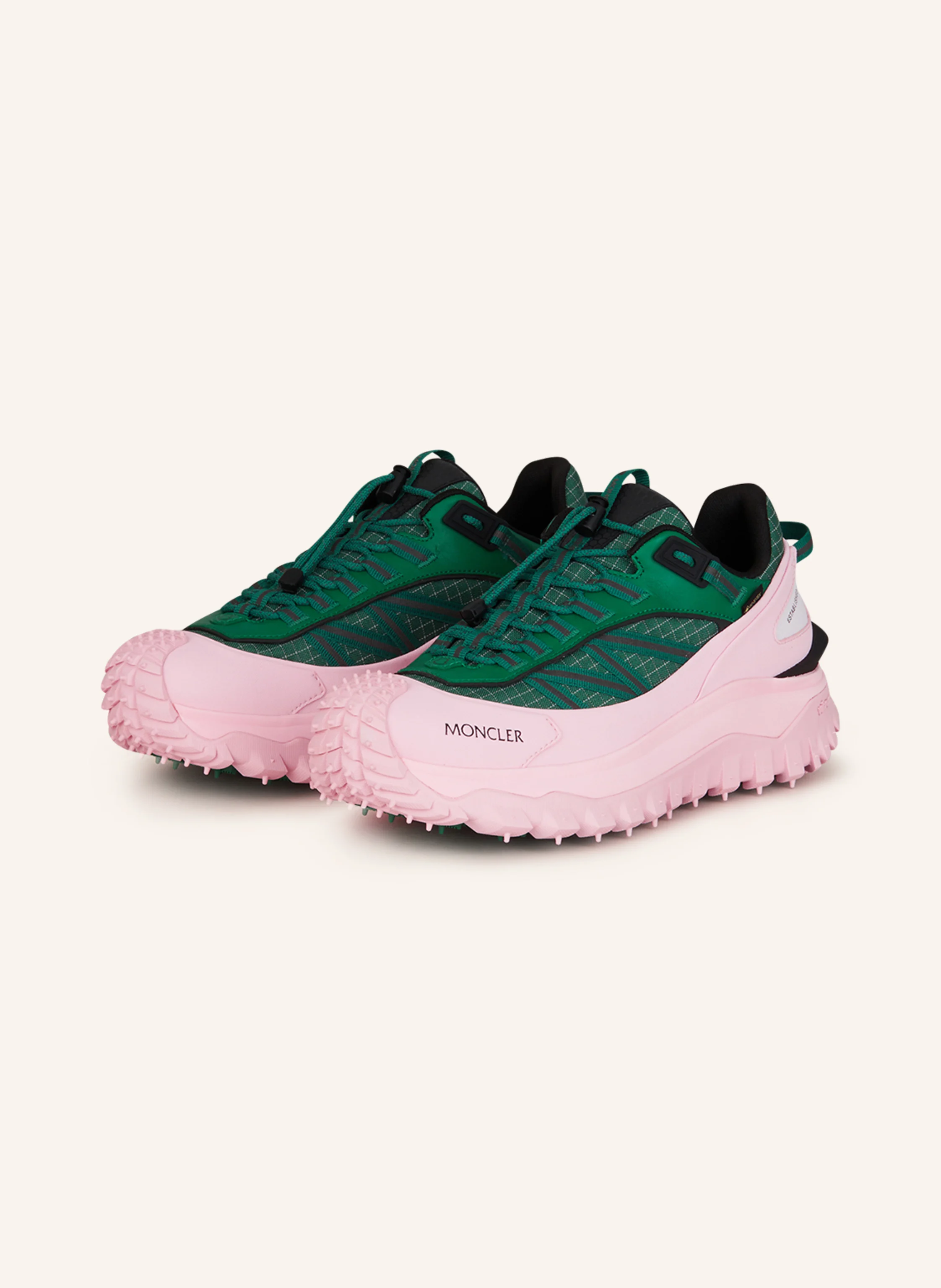 MONCLER Sneakers TRAILGRIP GTX in green/ black/ pink