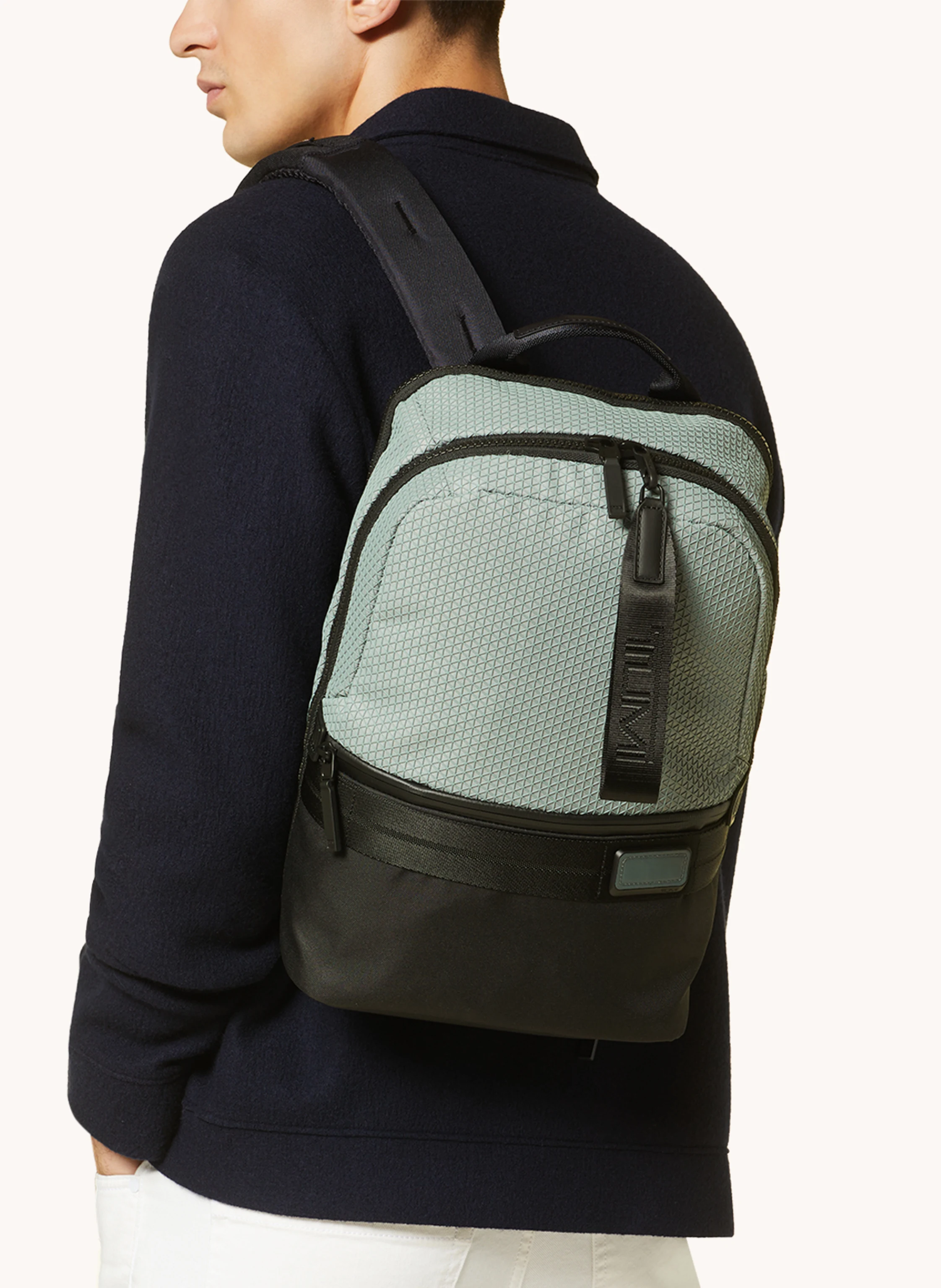 nottaway backpack tumi TUMI TAHOE Backpack NOTTAWAY with laptop compartment in gray / black