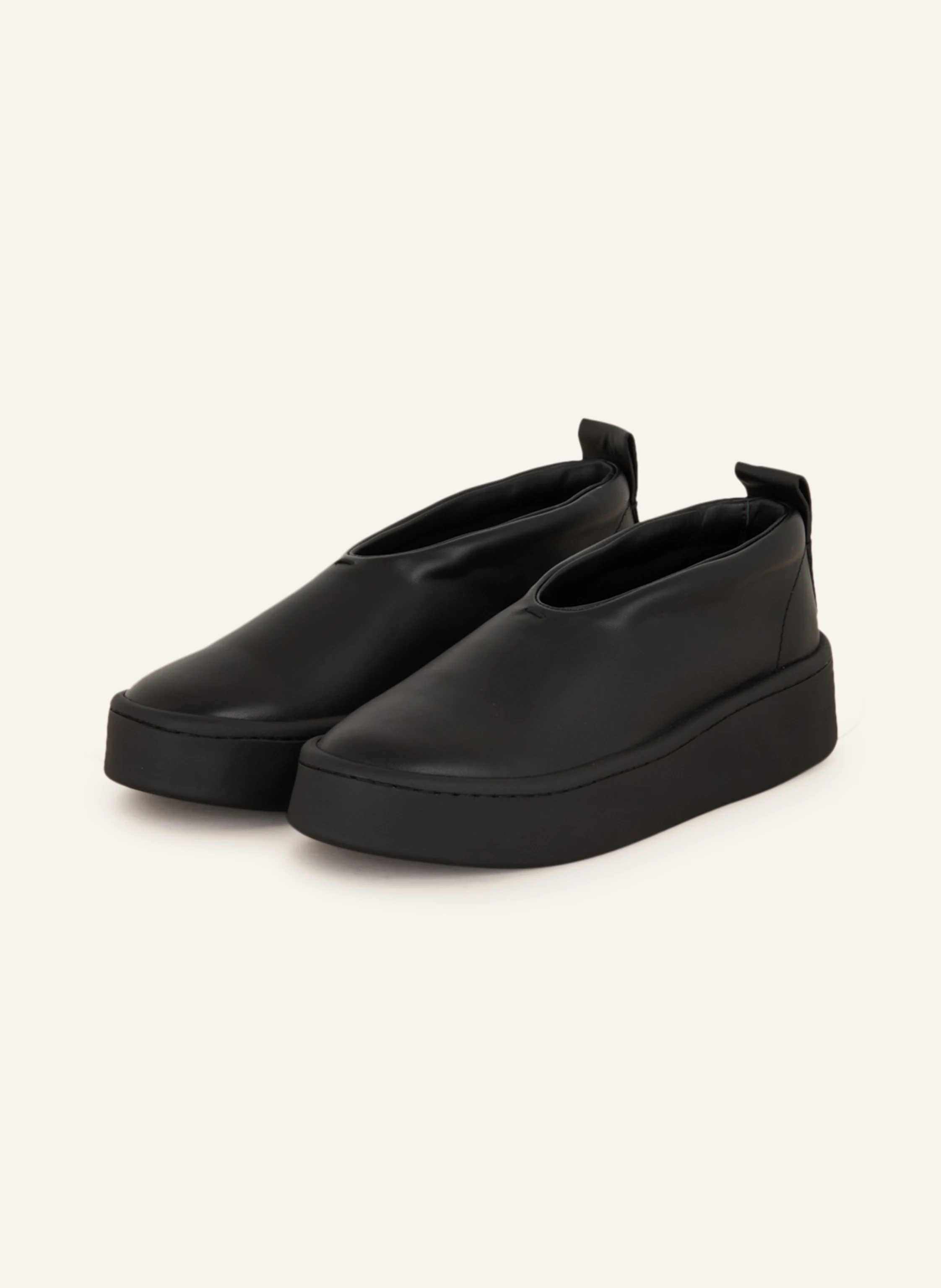 値下げ✴︎JIL SANDER 黒　38 JIL SANDER Slip-on sneakers in black