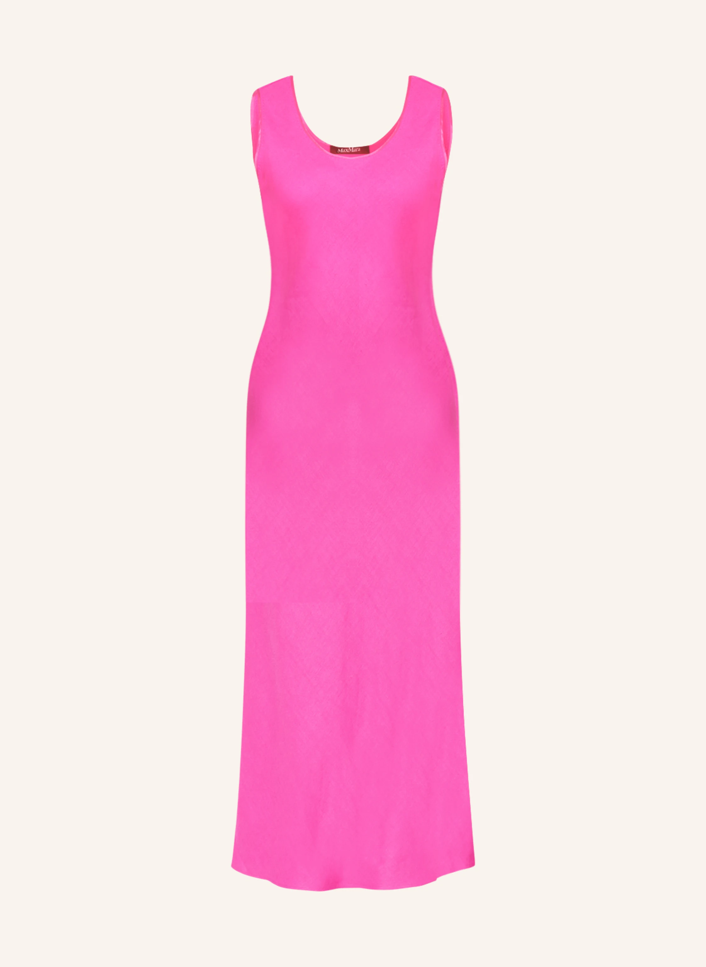 Max Mara STUDIO Dress ULTIMO with linen in fuchsia