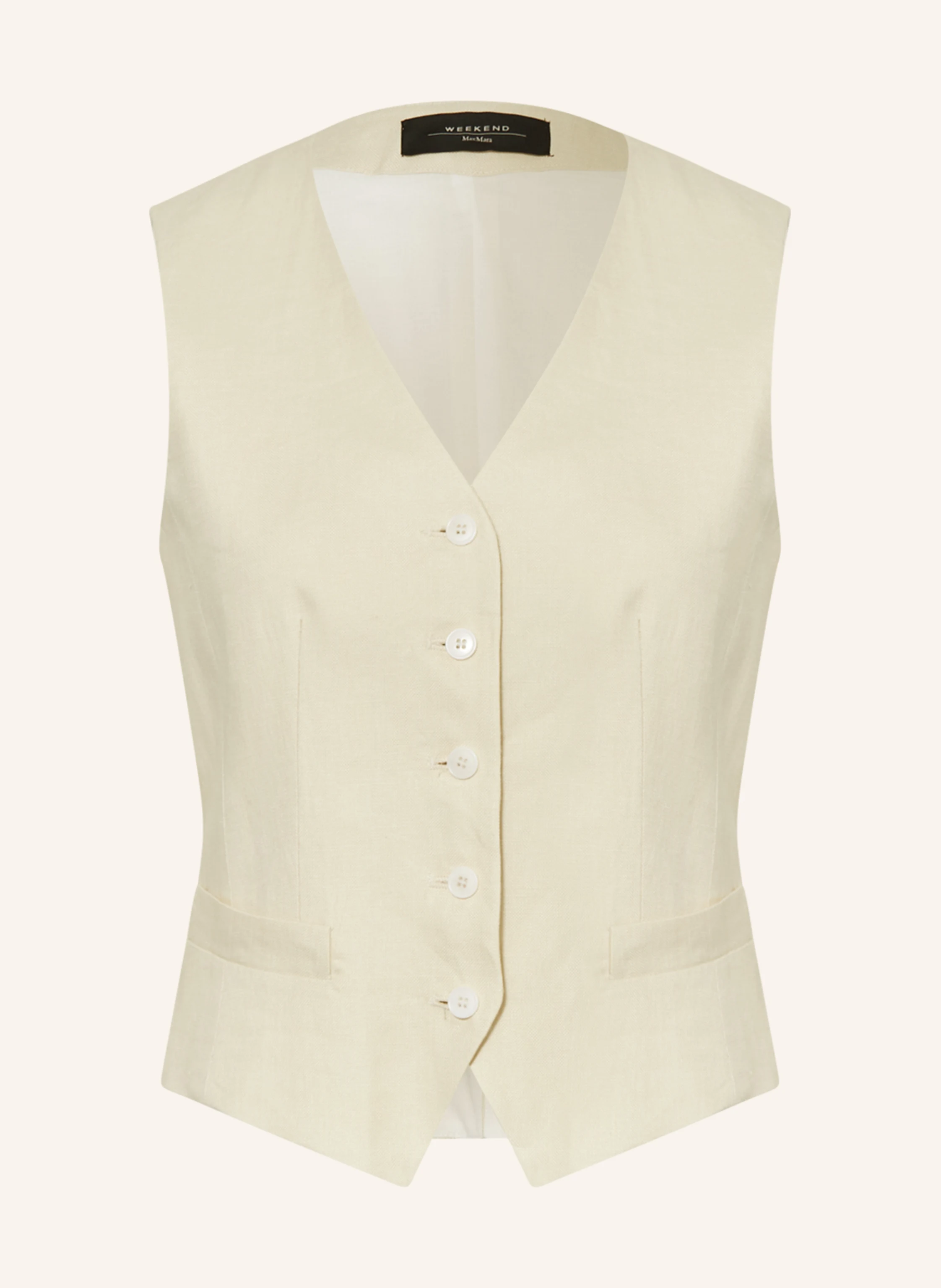 ベスト・ジレ WEEKEND MAX MARA Women Vests 2515351021600 001 BEIGE WEEKEND MAX MARA Women Vests 2515351021600 BEIGE (Weekend