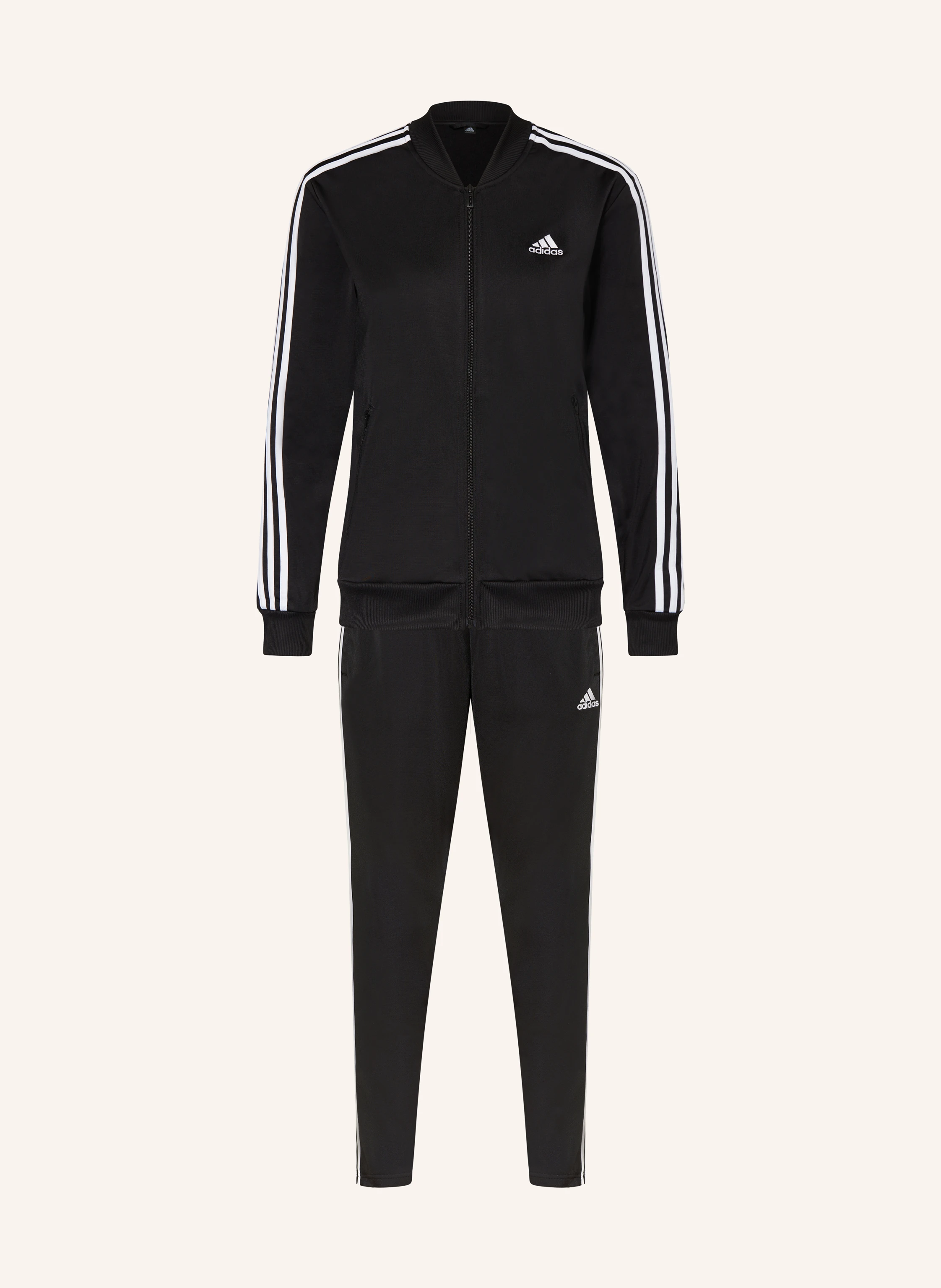 adidas träningsdräkt: SVART / VIT