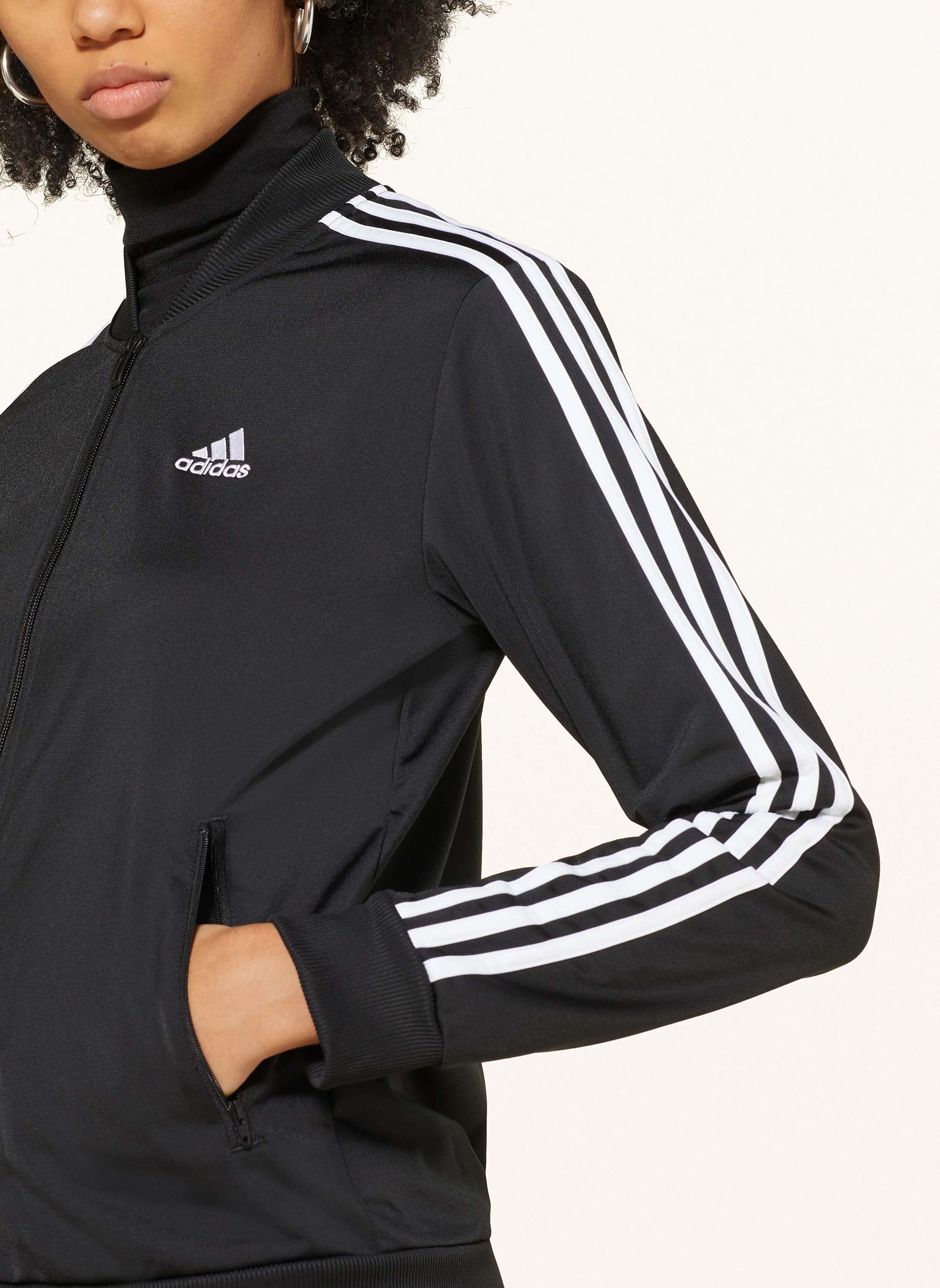 adidas träningsdräkt: SVART / VIT