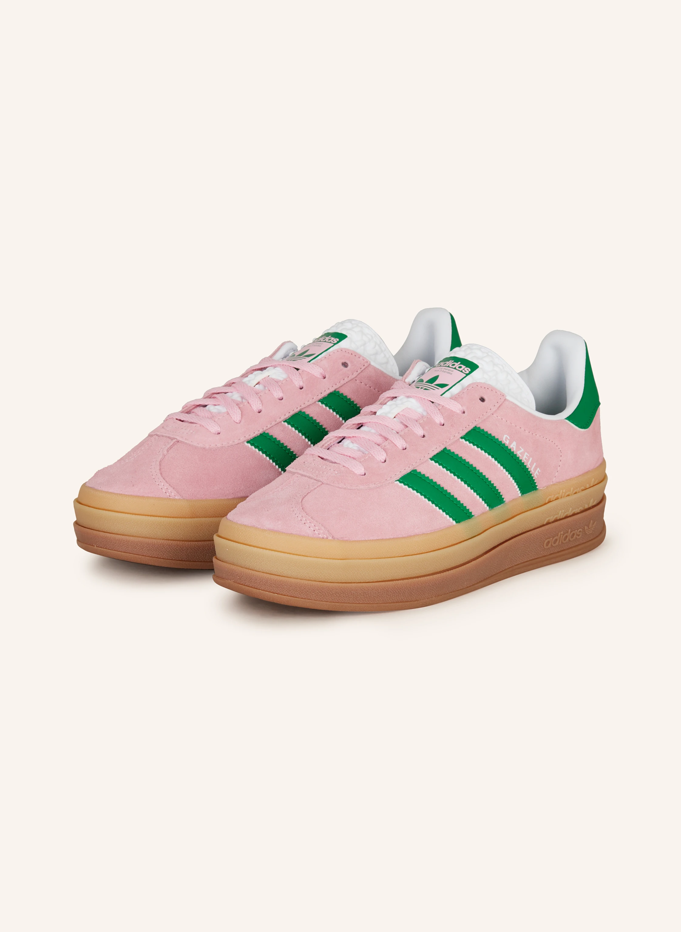 adidas gazelle silver green womens adidas Gazelle Bold Super Pop Pink main image 1
