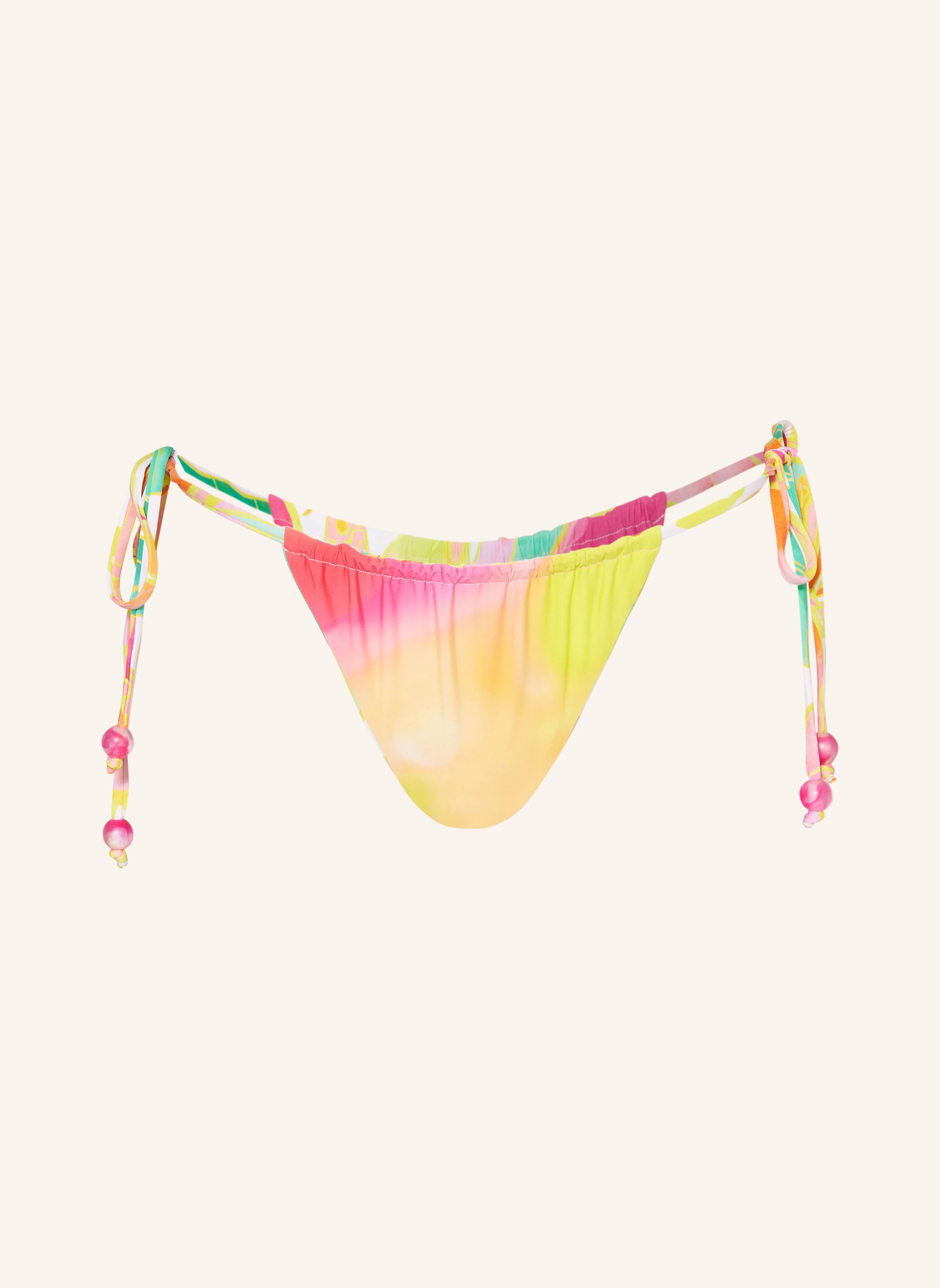 SEAFOLLY Triangle bikini bottoms WONDERLAND reversible: YELLOW / PINK / FUCHSIA