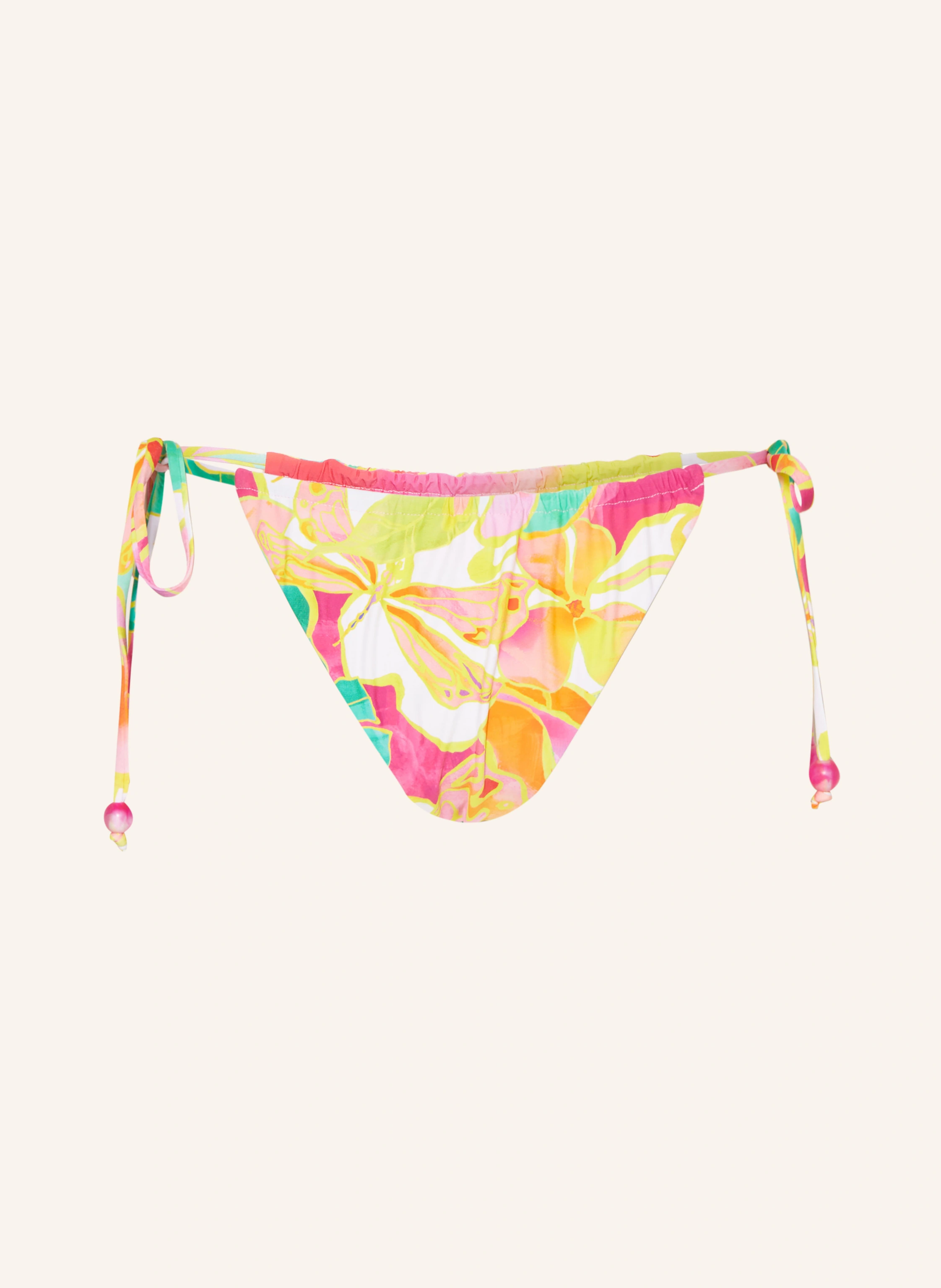 SEAFOLLY Triangle bikini bottoms WONDERLAND reversible: YELLOW / PINK / FUCHSIA