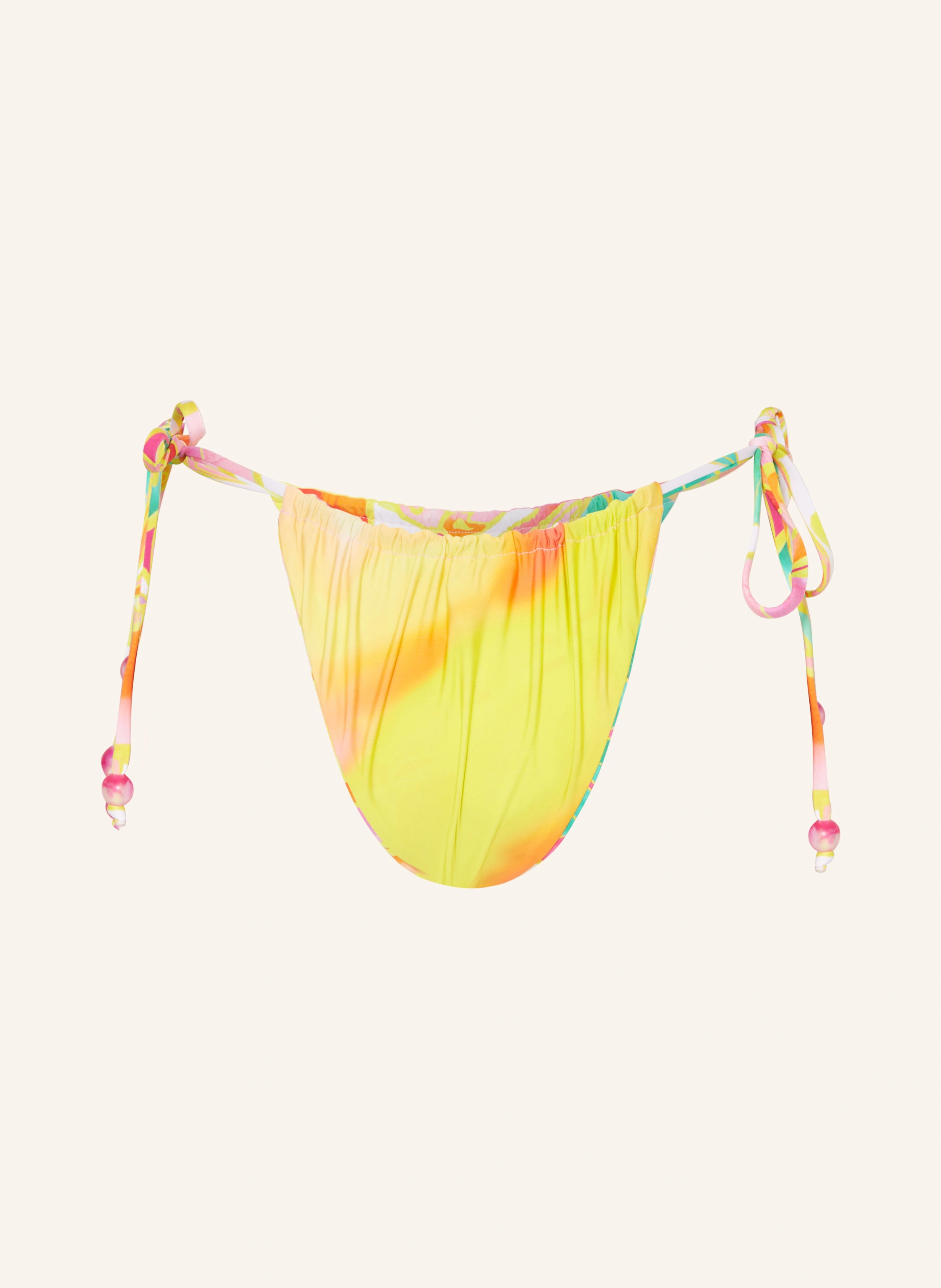 SEAFOLLY Triangle bikini bottoms WONDERLAND reversible: YELLOW / PINK / FUCHSIA