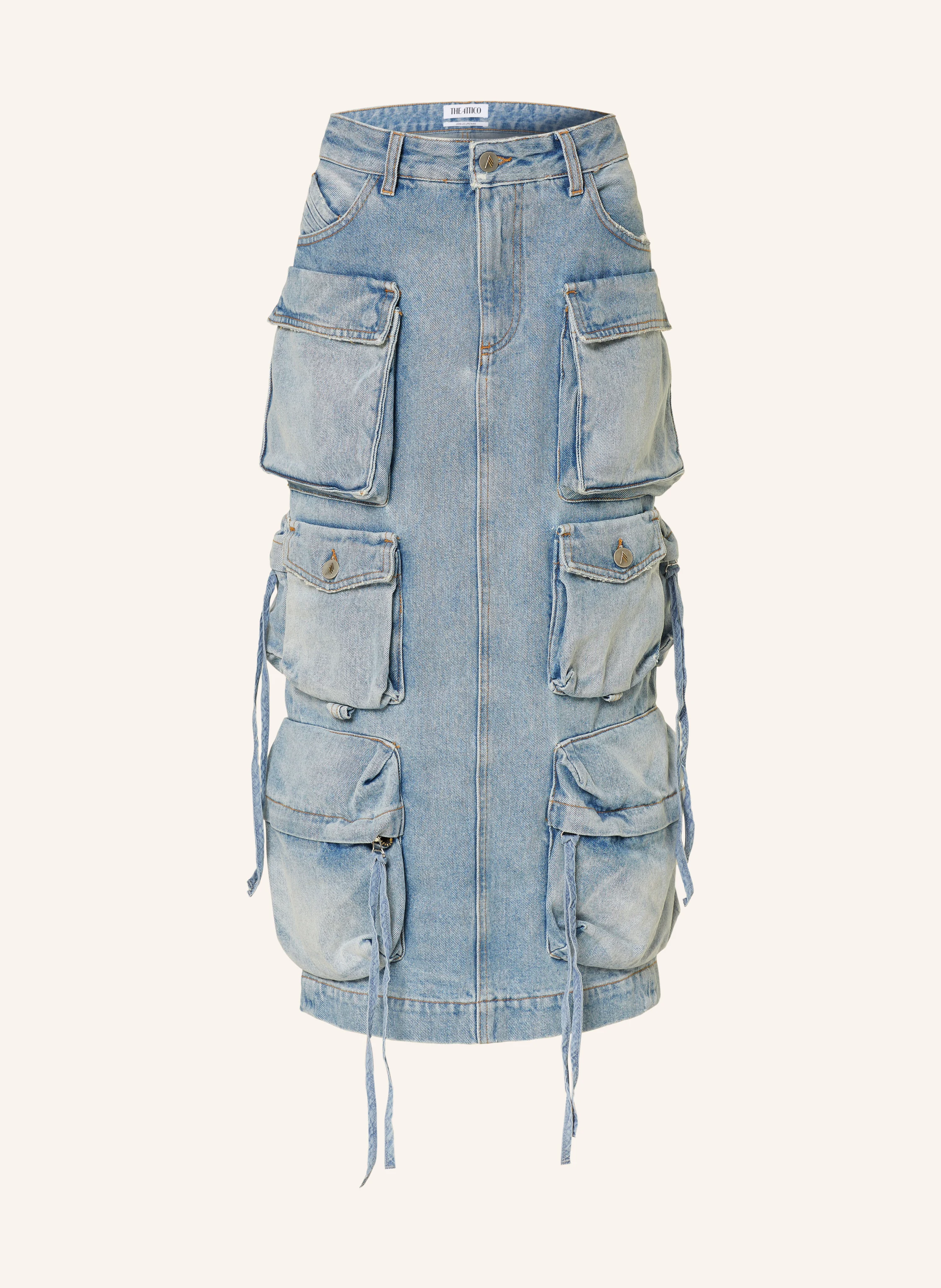 Jean Cargo Blanc The Attico - Taille 24 - Occasion En Très Bon état