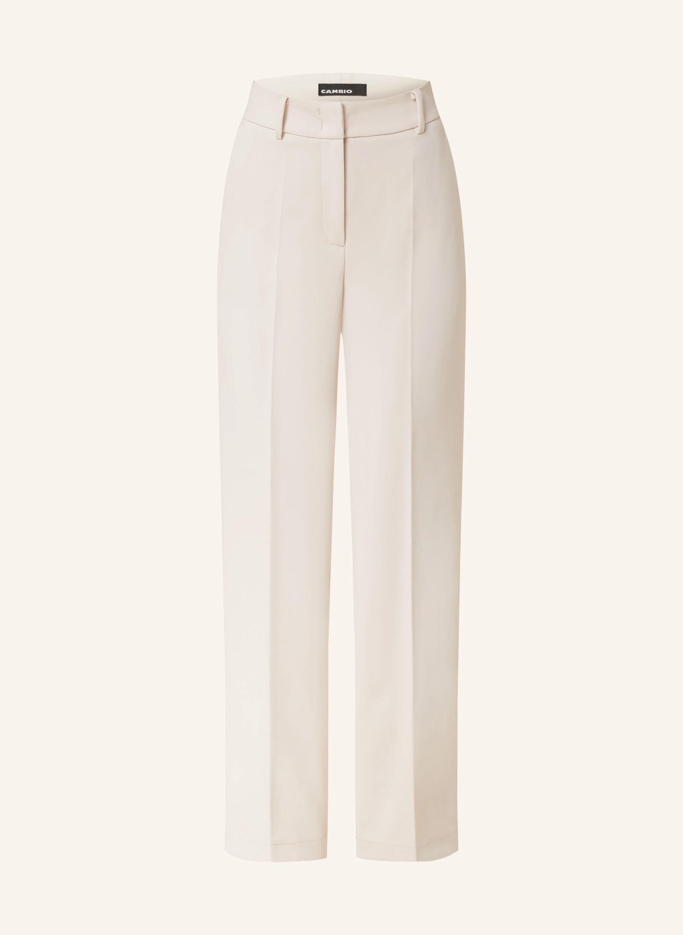 CAMBIO Wide leg trousers AMELIE: BEIGE