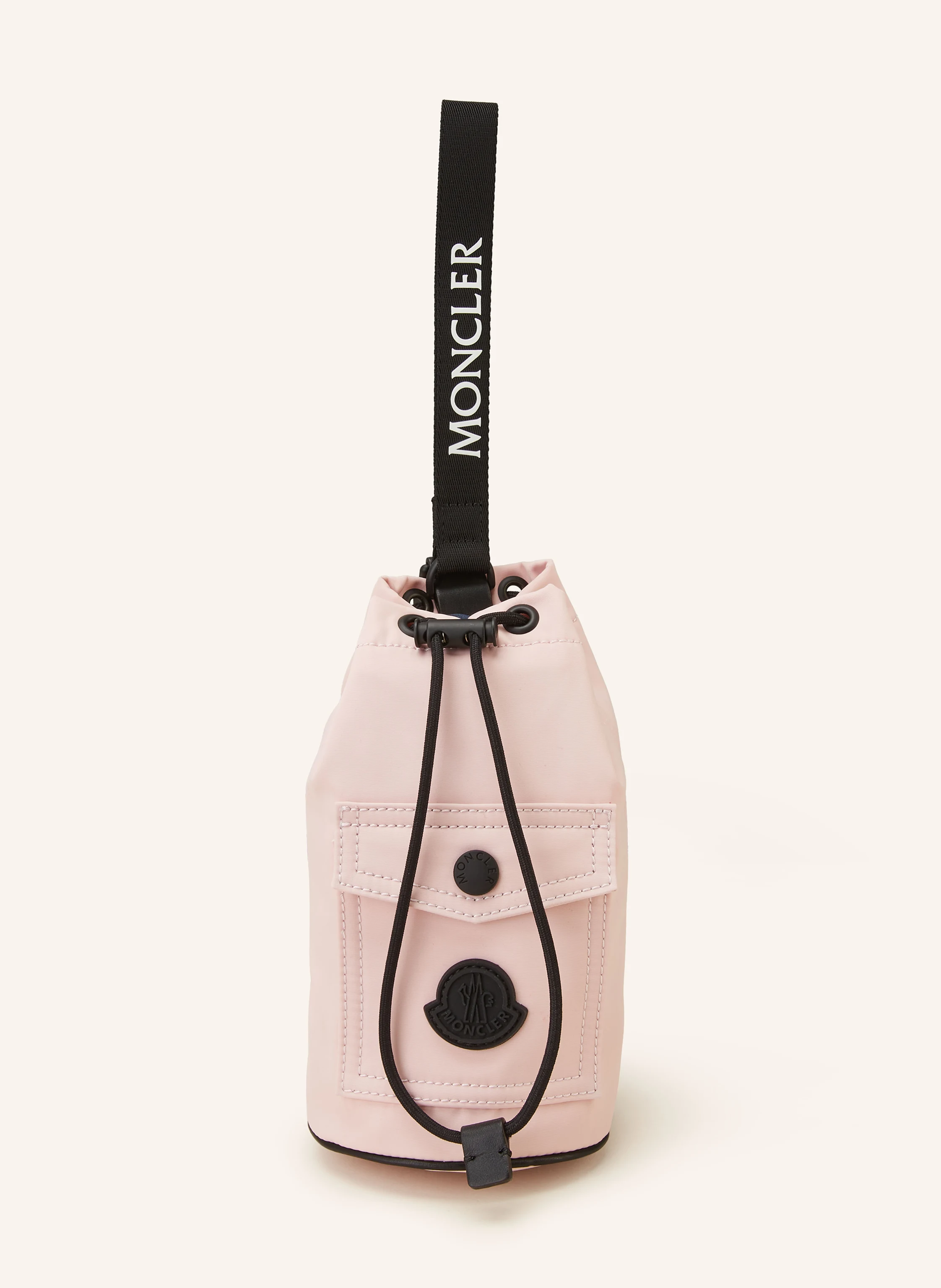MONCLER Pouch bag in pink / black
