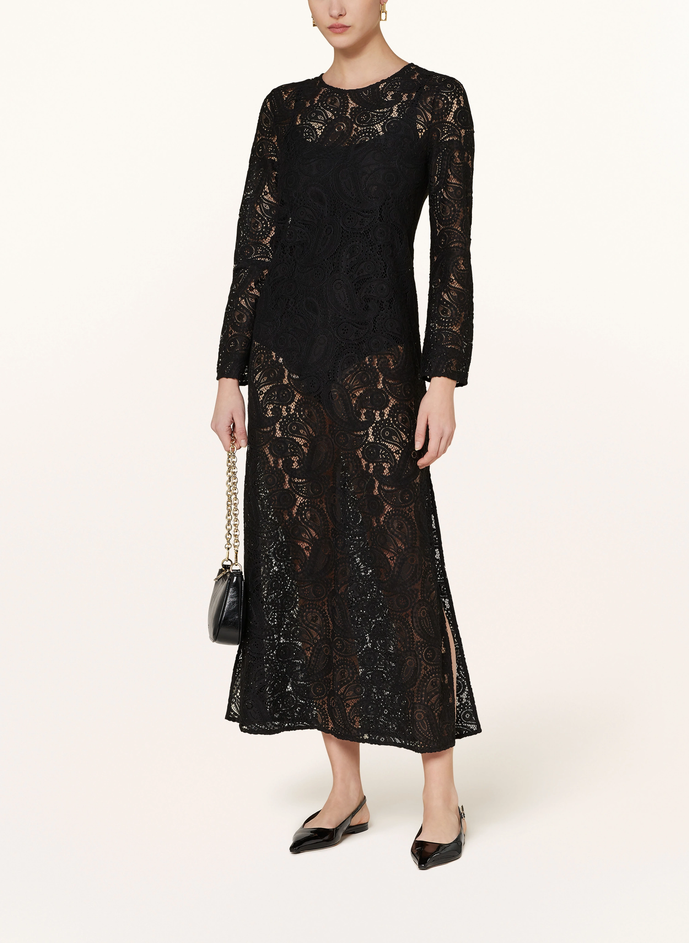 BAUM UND PFERDGARTEN Lace dress ADEA in black
