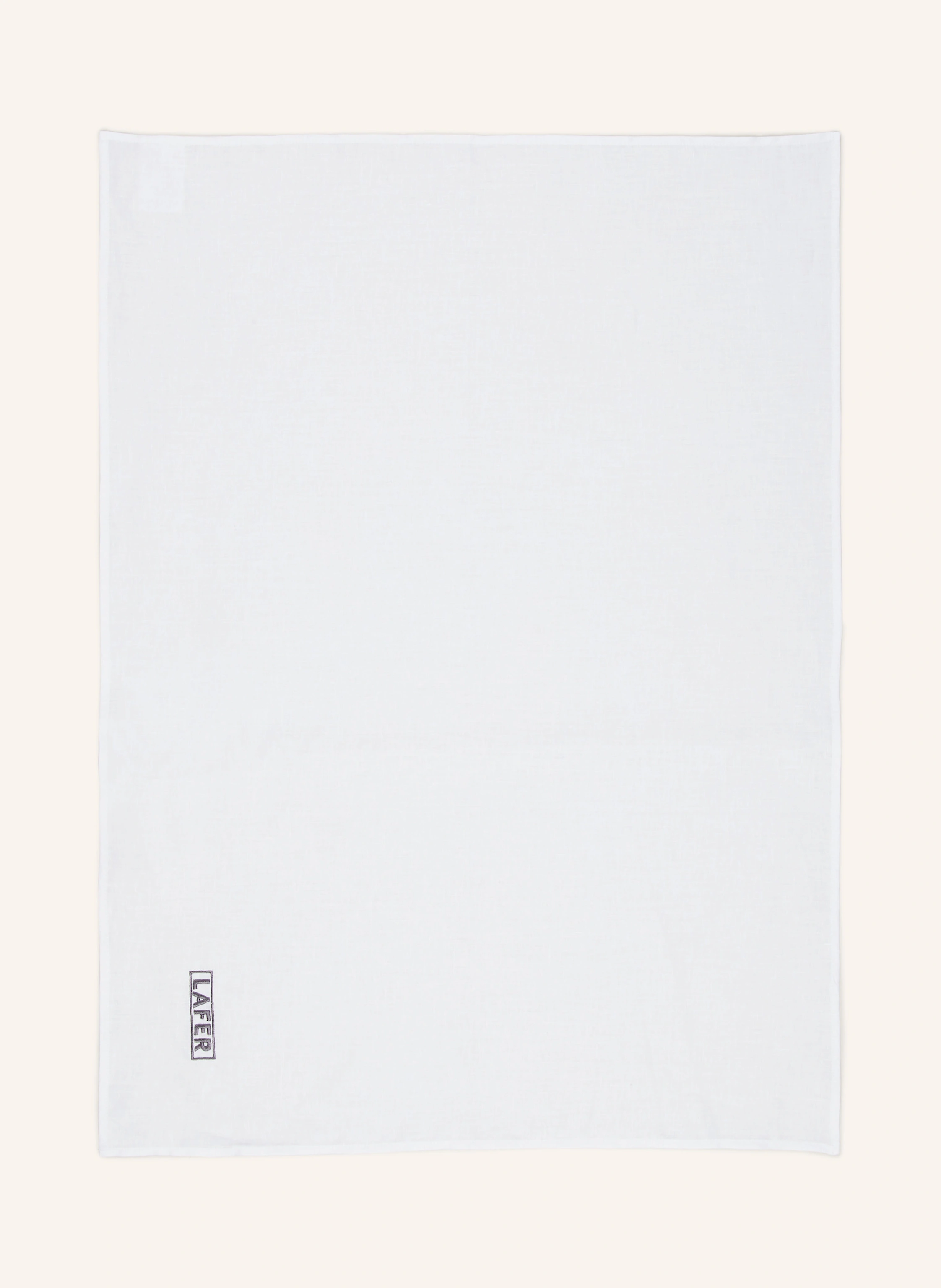 JOHANN LAFER EDITION Dish towel: WHITE
