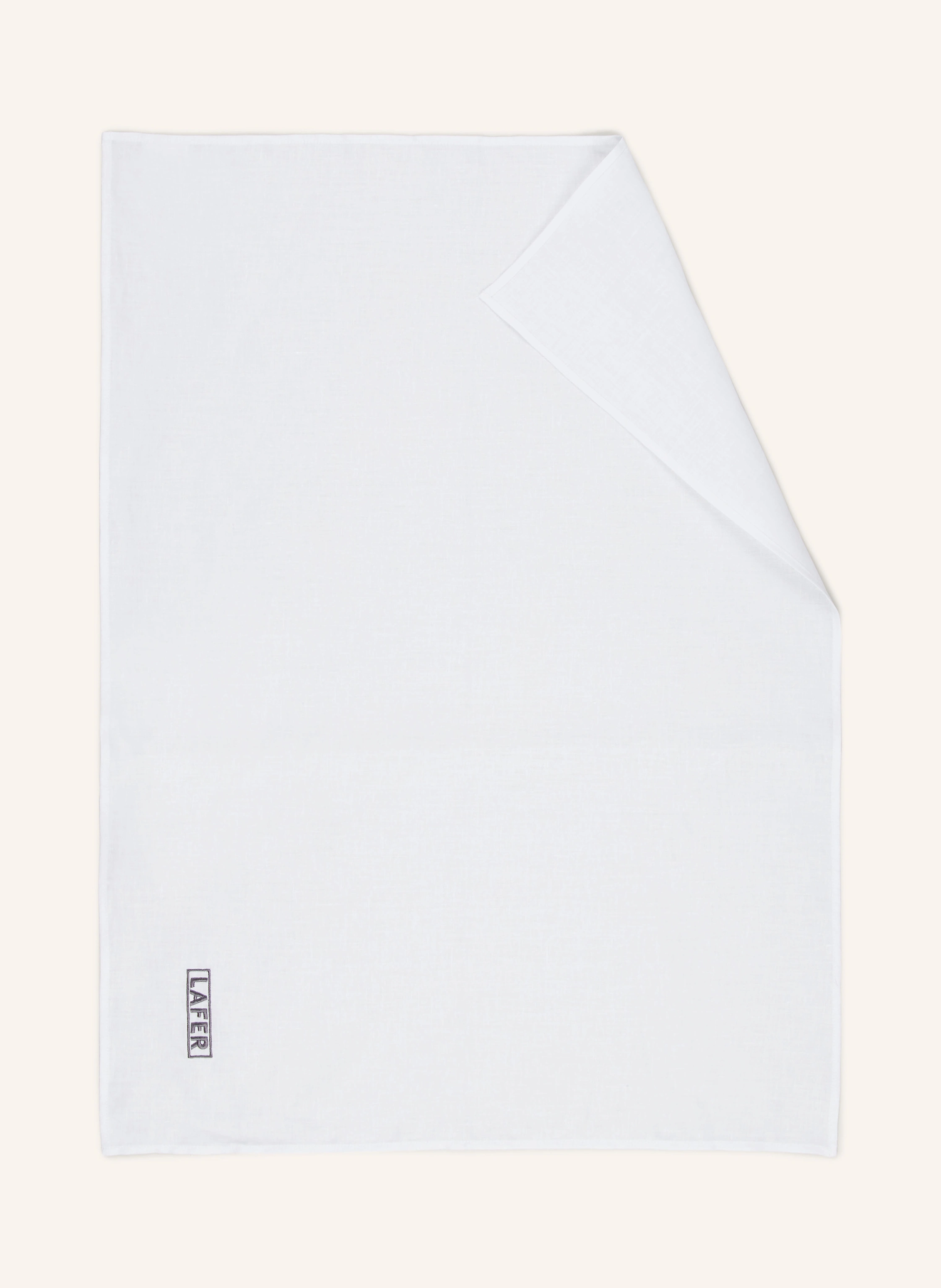 JOHANN LAFER EDITION Dish towel: WHITE